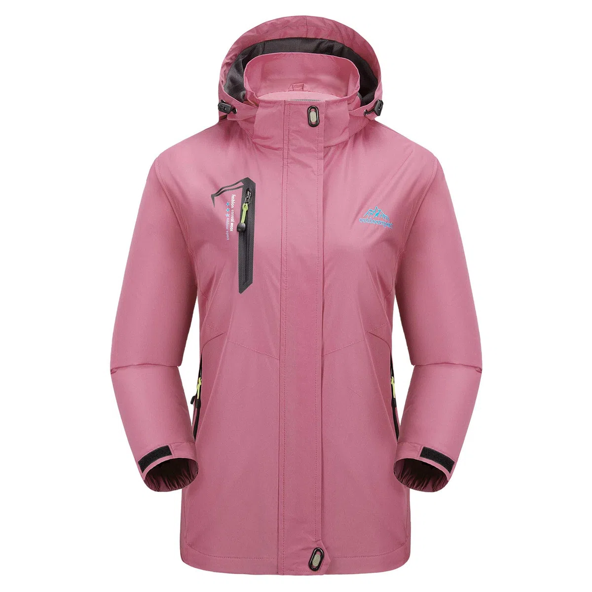 Chaqueta impermeable ligera para mujer Sports Mountain Chaqueta cortavientos