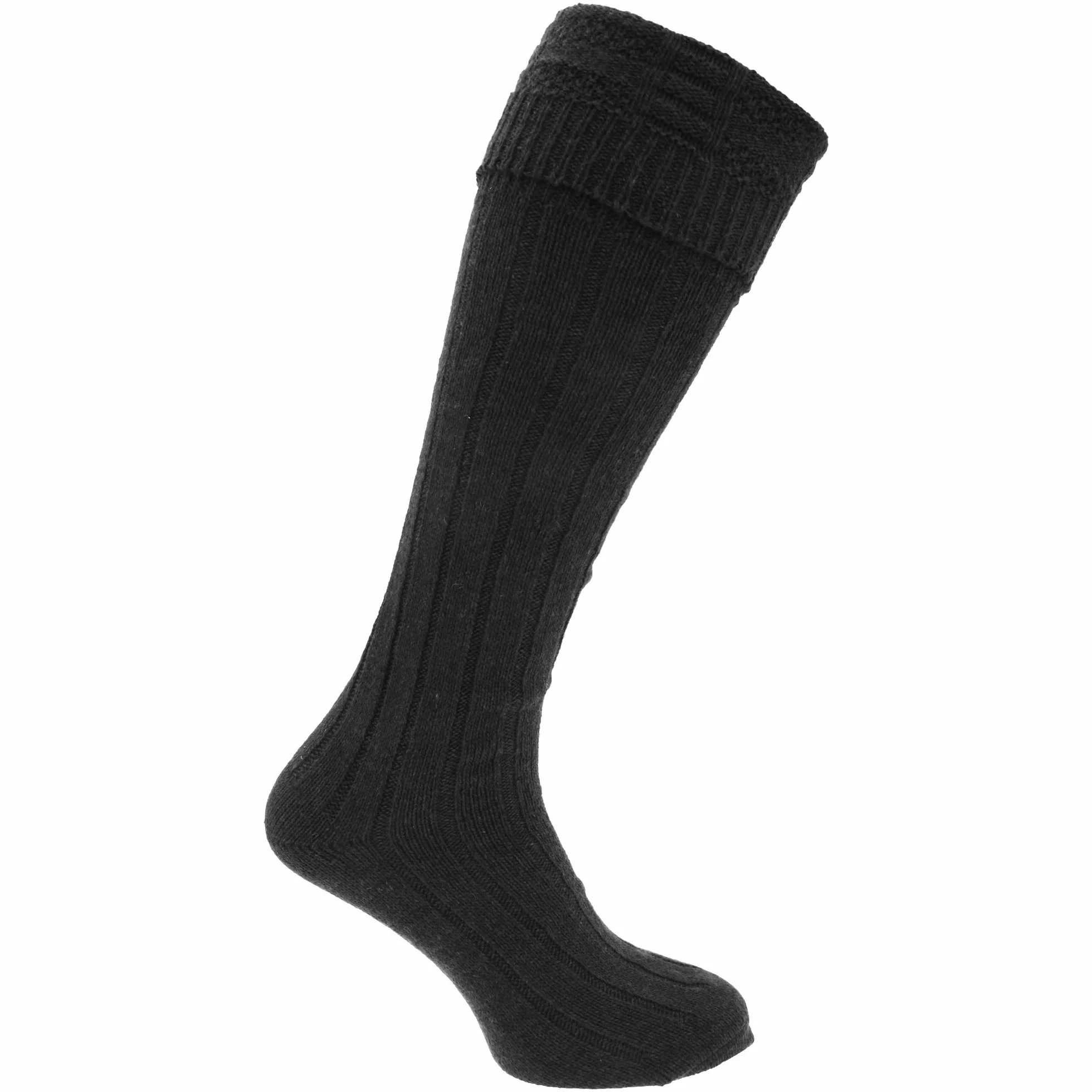 Calcetienes altos falda escocesa de lana Modelo Scottish Highland hombre caballero (1 par)