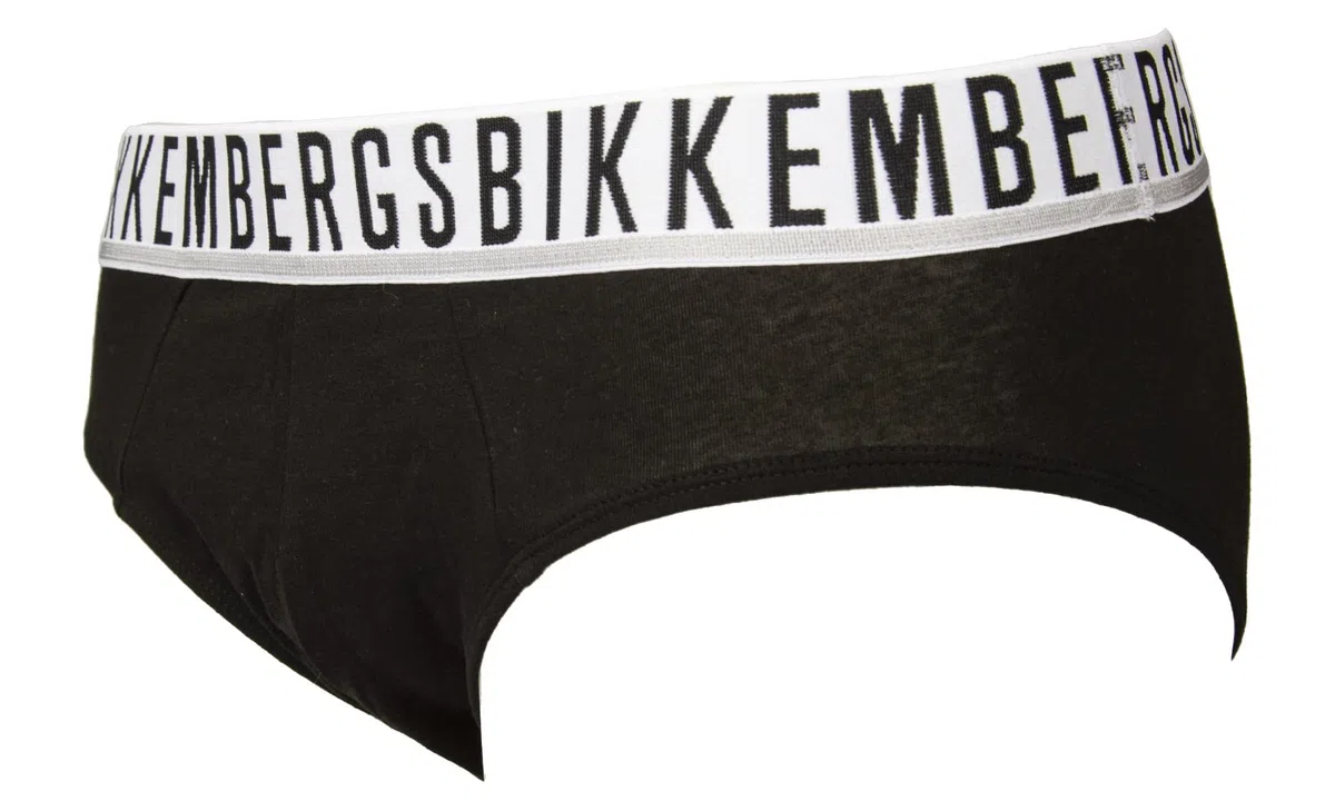 Bikkembergs Calzoncillos de Hombre Paquete de 2 Piezas Ropa Interior de algodón elástico Visible artículo BKK1USP01BI BIPACK Briefs