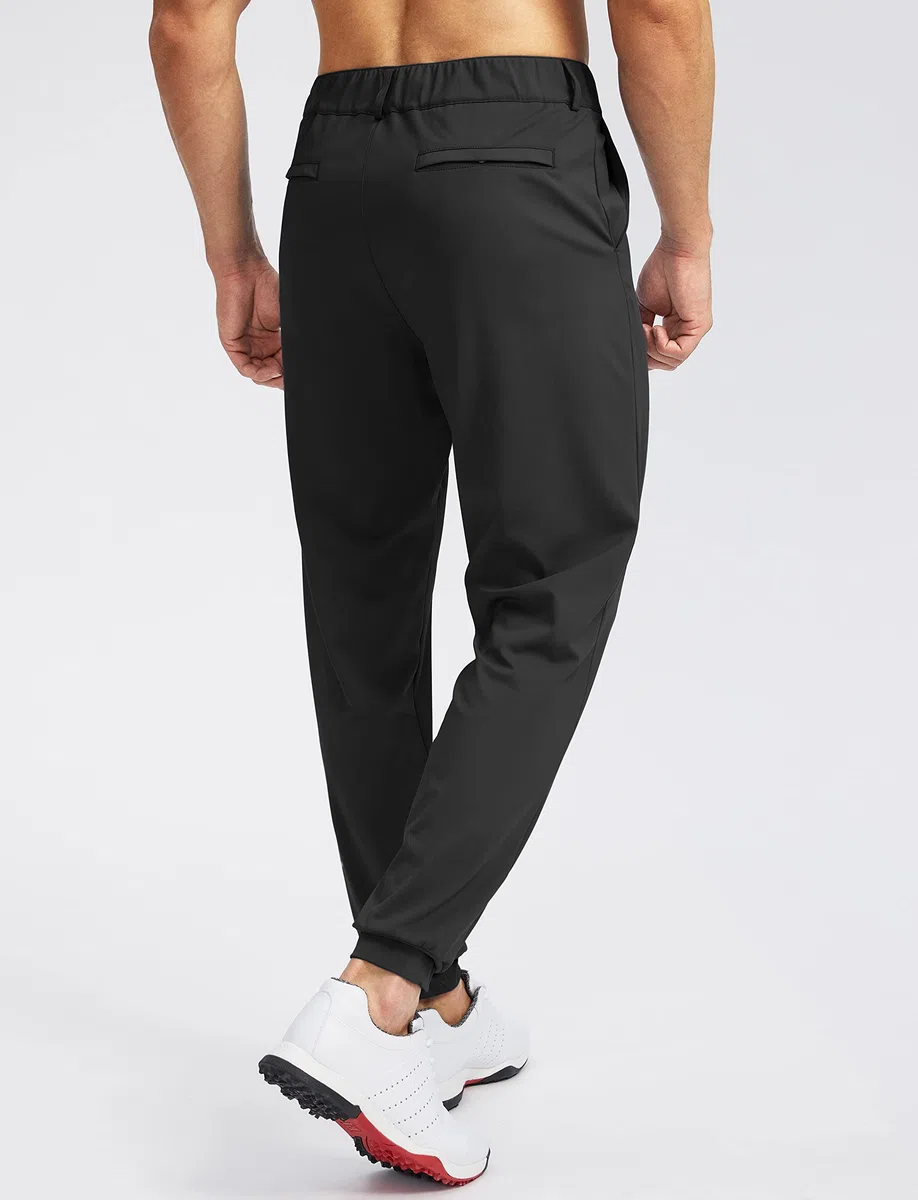 Soothfeel - Pantalones deportivos de golf para hombre, con 5 bolsillos, ajustados, elásticos, para correr, viajar, vestir, trabajo