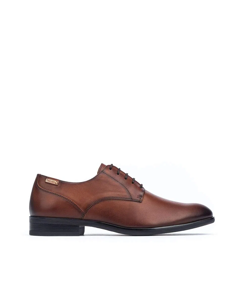 Pikolinos Bristol Zapatos Cordones Hombre | en Cuero | Plantilla Extraíble | Talla EU 39-47