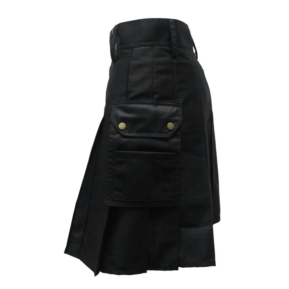 Tartanista Falda escocesa de algodón pesado para hombre (longitud: 24 pulgadas)