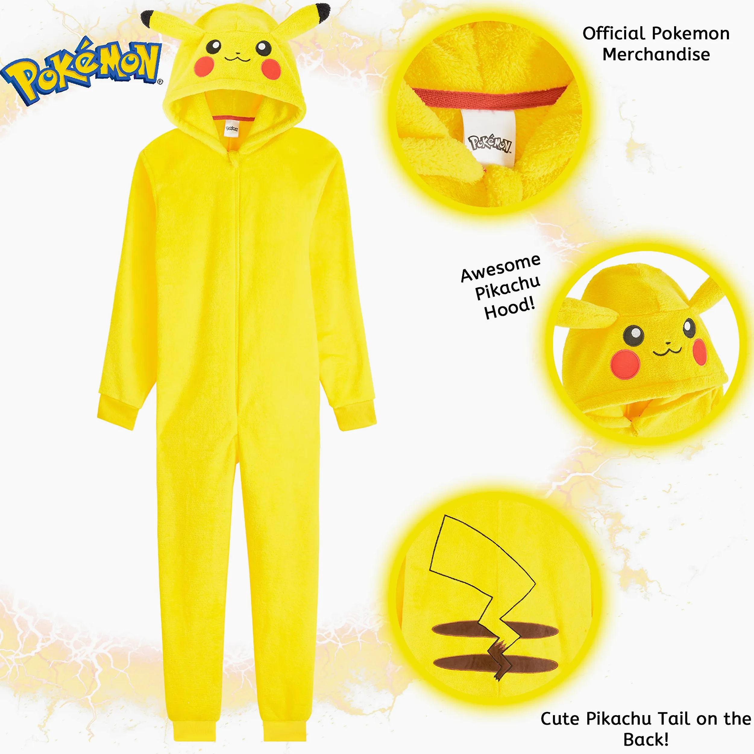 Pokémon Pijama Hombre Invierno Divertido Pikachu Snorlax Pijama Entero Forro Polar Cálido Anime Ropa de Dormir Regalos Hombres