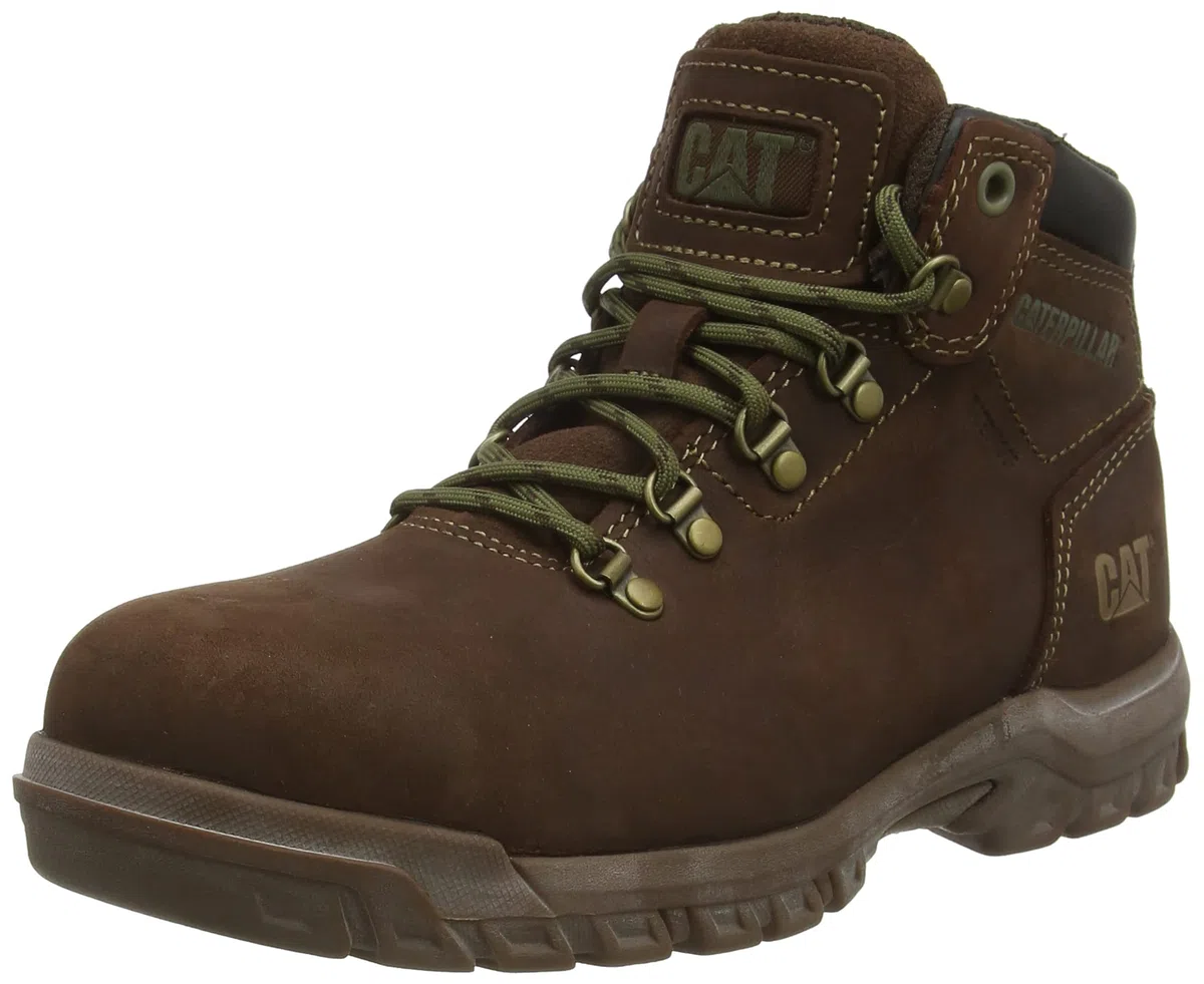 Caterpillar Bota de seguridad con cordones Mae para mujer Miel