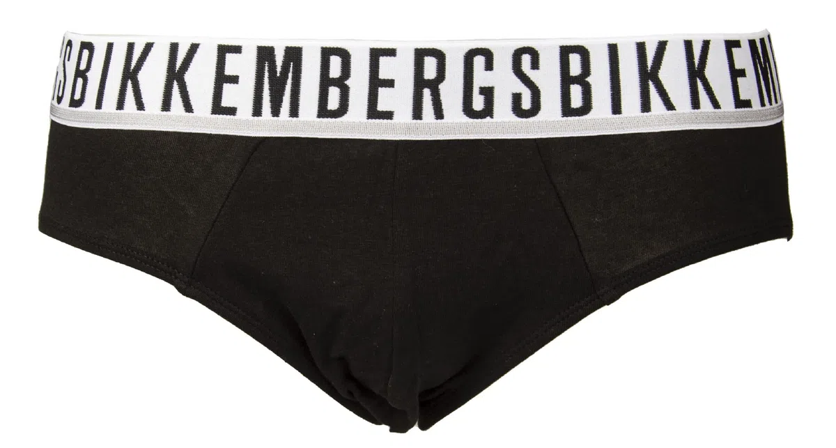 Bikkembergs Calzoncillos de Hombre Paquete de 2 Piezas Ropa Interior de algodón elástico Visible artículo BKK1USP01BI BIPACK Briefs