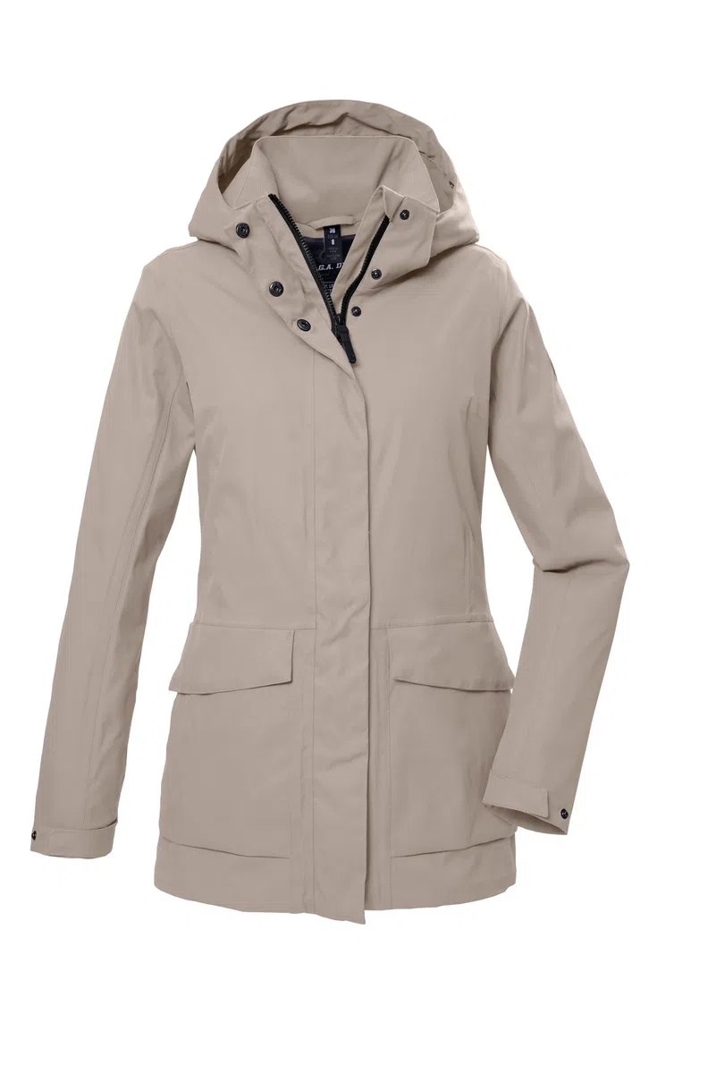 G.I.G.A. DX Gs 54 Wmn Jckt Chaqueta funcional/chaqueta outdoor impermeable con capucha con cremallera Mujer