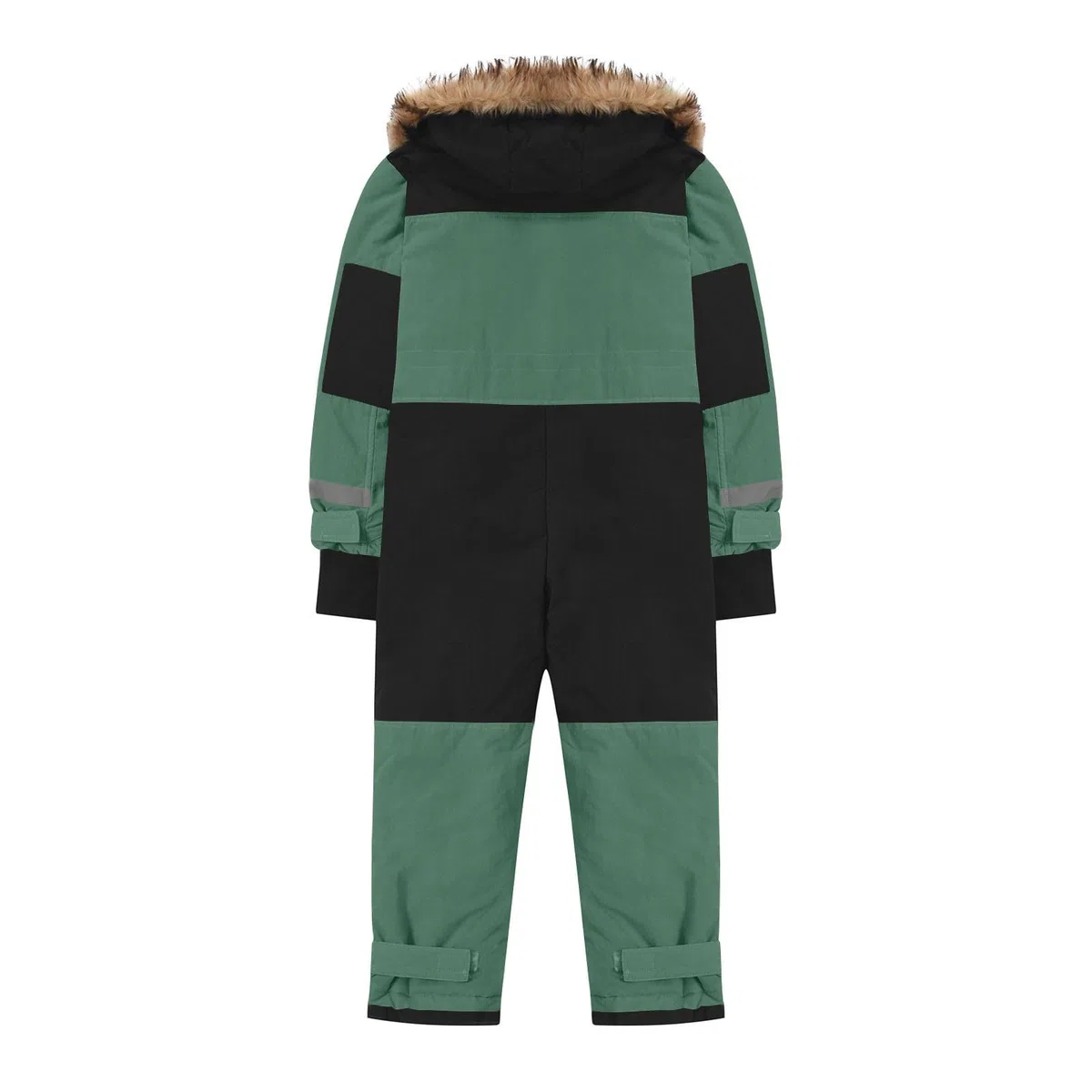 Traje de nieve para niños, unisex, mono de esquí de forro polar, impermeable, con capucha, traje de esquí, resistente al viento, invierno, grueso, cálido, pantalones de esquí para