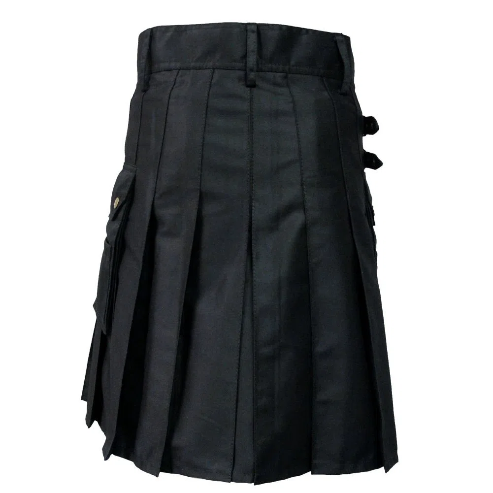 Tartanista Falda escocesa de algodón pesado para hombre (longitud: 24 pulgadas)