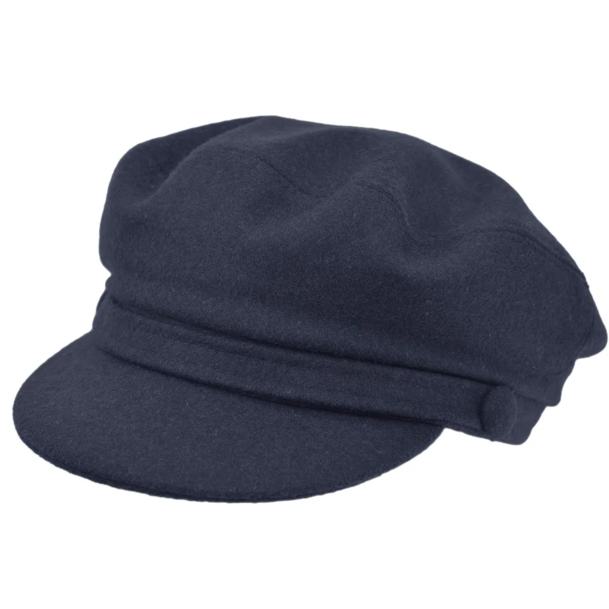 Melegari Gorra Popular Marinero Génova, Gorra Skipper, Gorra con Visera, Gorra Lana, Made in Italy, Otoño/Invierno