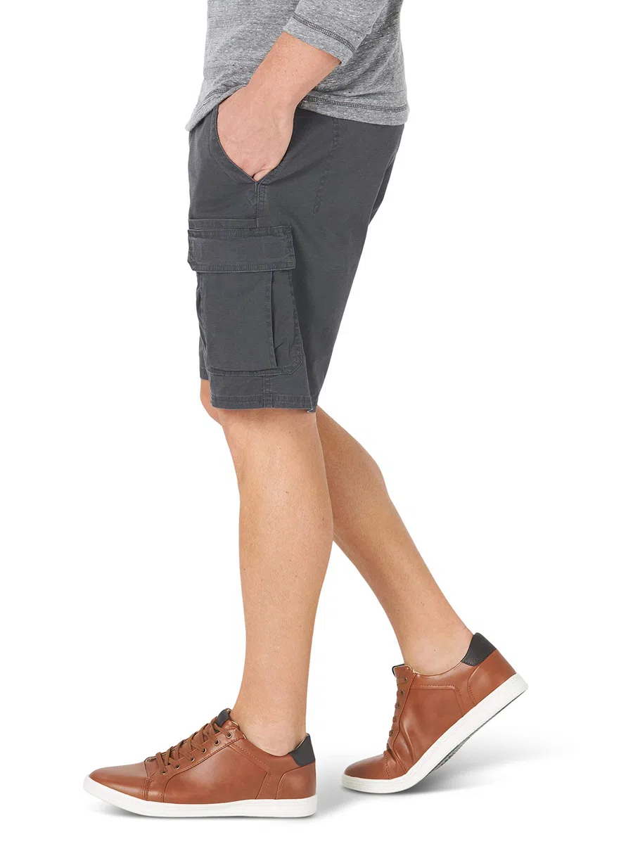 Wrangler Authentics Big & Tall Classic Relaxed Fit Stretch Cargo Short - Pantalones Cortos Cargo clásicos, de Corte Relajado, elásticos Hombre