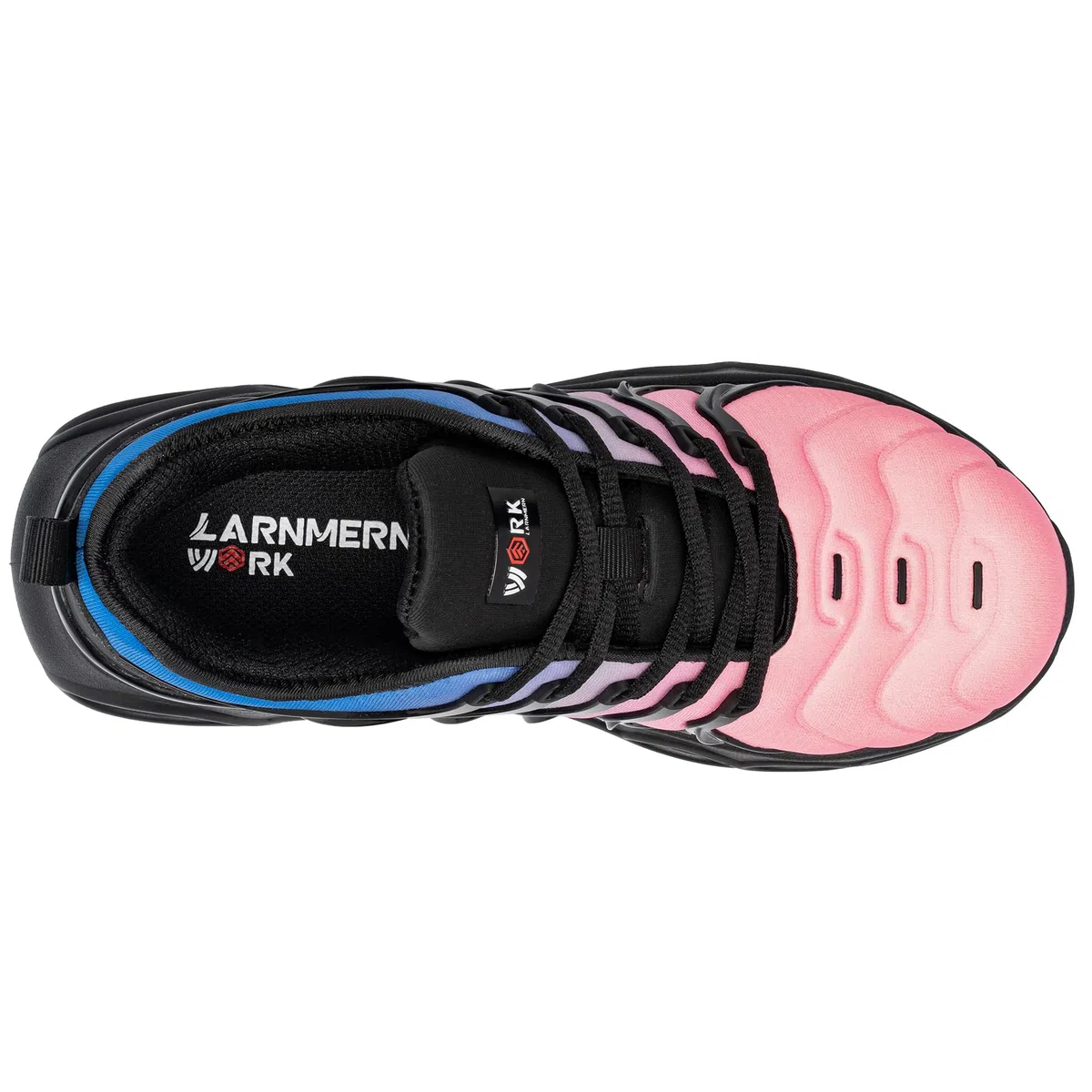 LARNMERN Zapatos de Seguridad para Mujer Zapatillas de Seguridad Cómodo Ligeras Punta de Acero Amortiguación Moda Respirable