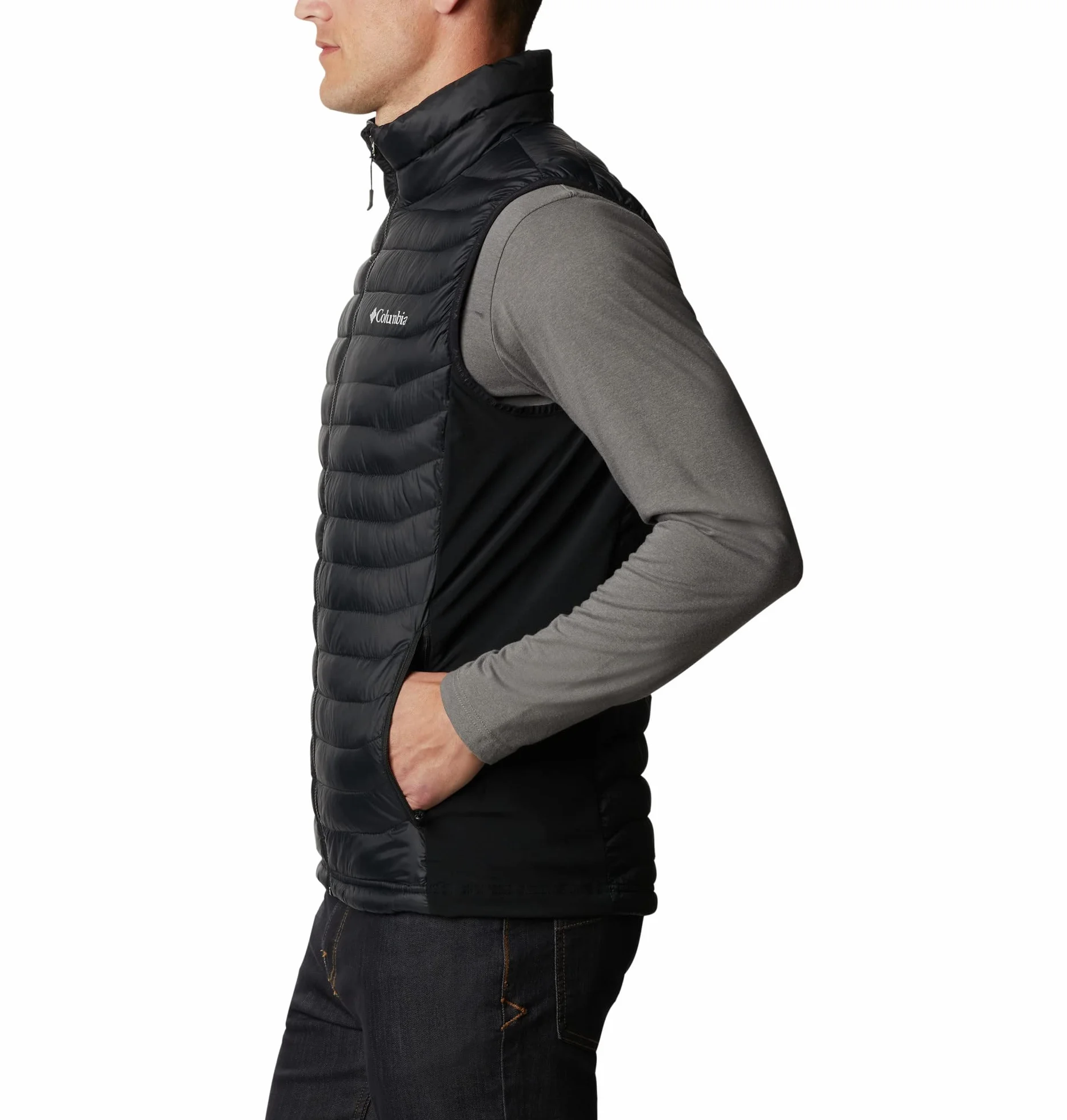 Columbia Powder Pass Hybrid Vest Chaleco Acolchado para Hombre
