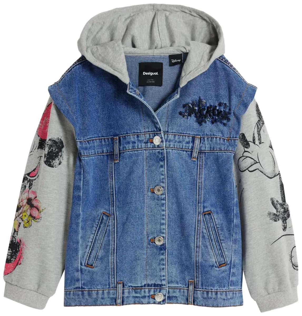 Desigual EXT_PEARL_M 5007 DENIM LIGHT WASH 9/10