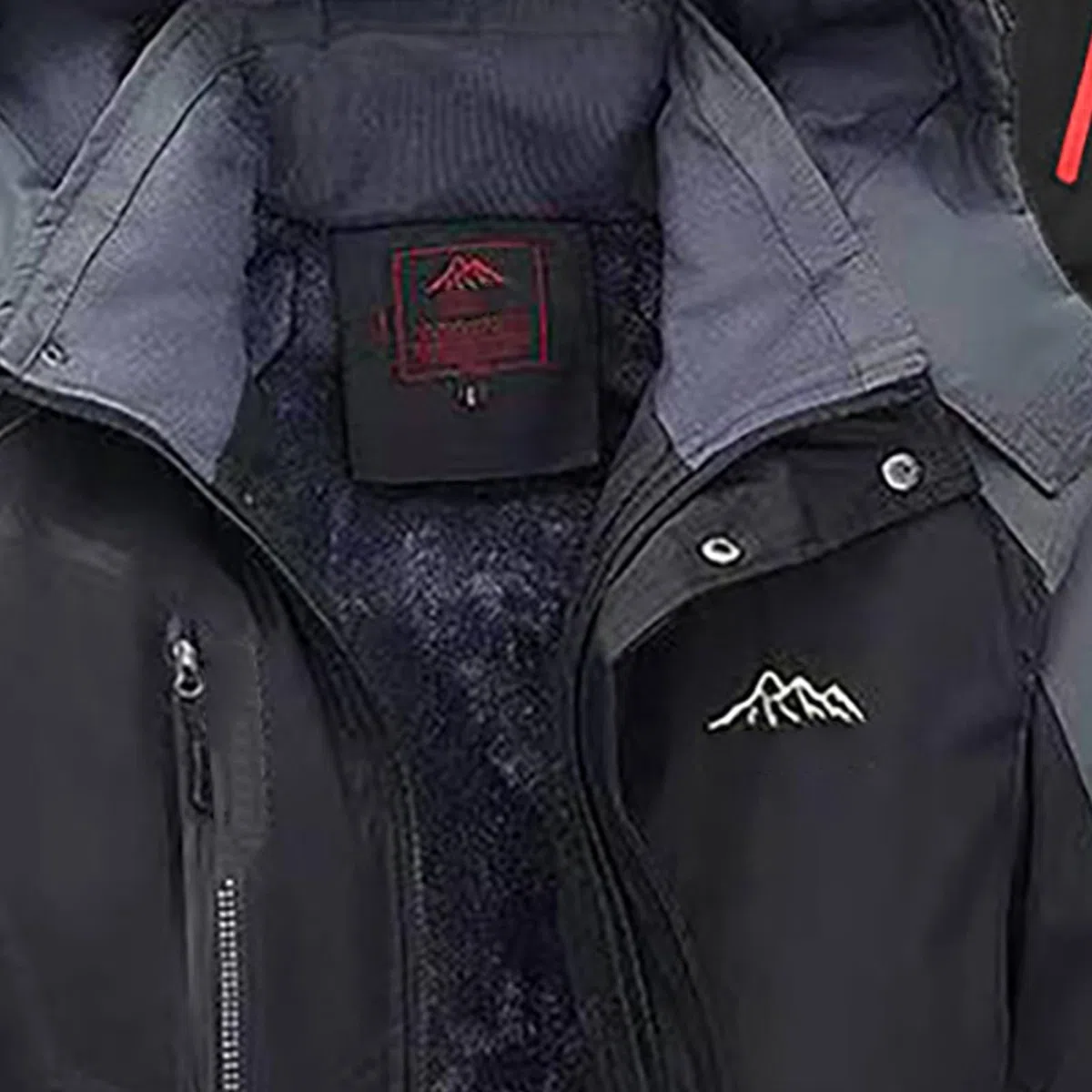 Conjunto de chaqueta y pantalones de esquí para hombre, impermeable, traje de esquí para hombre, resistente al viento, a prueba de nieve, traje de nieve térmico grueso, softshell, traje de esquí con