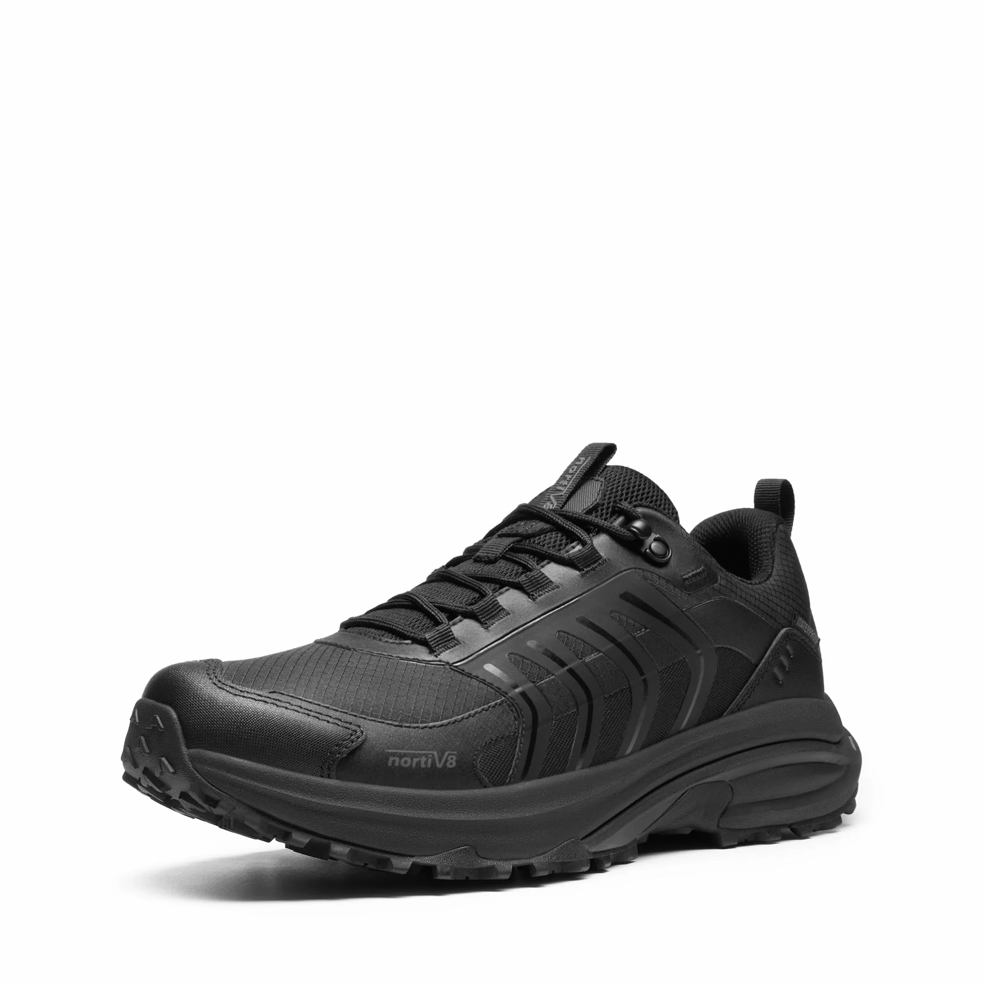 NORTIV 8 Zapatos de Senderismo Hombres Ligero Zapatillas Trekking Impermeables Botas Montaña Ligeros al Aire Libre con Suela Antideslizante