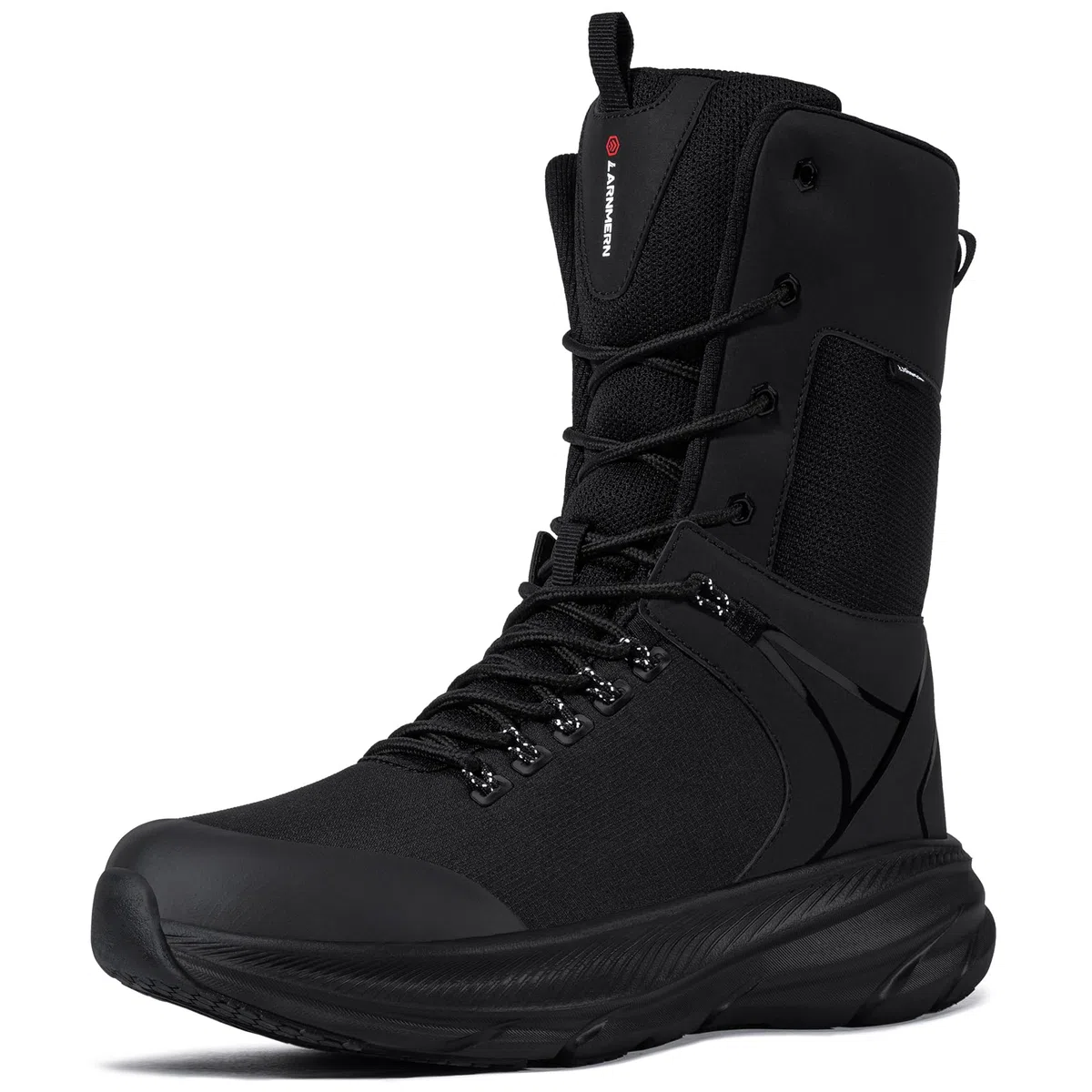 LARNMERN Botas de Trabajo Tácticas para Hombre 6-8 pulgadas