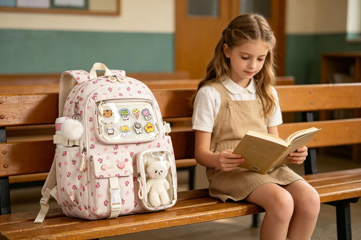 Kimwadalh Mochilas Unicornio Mochila Infantiles Niñas Set de Mochila Escolar Primaria Niñas Bolsa de Escolar para Niños Mochilas Unicornio para Niñas