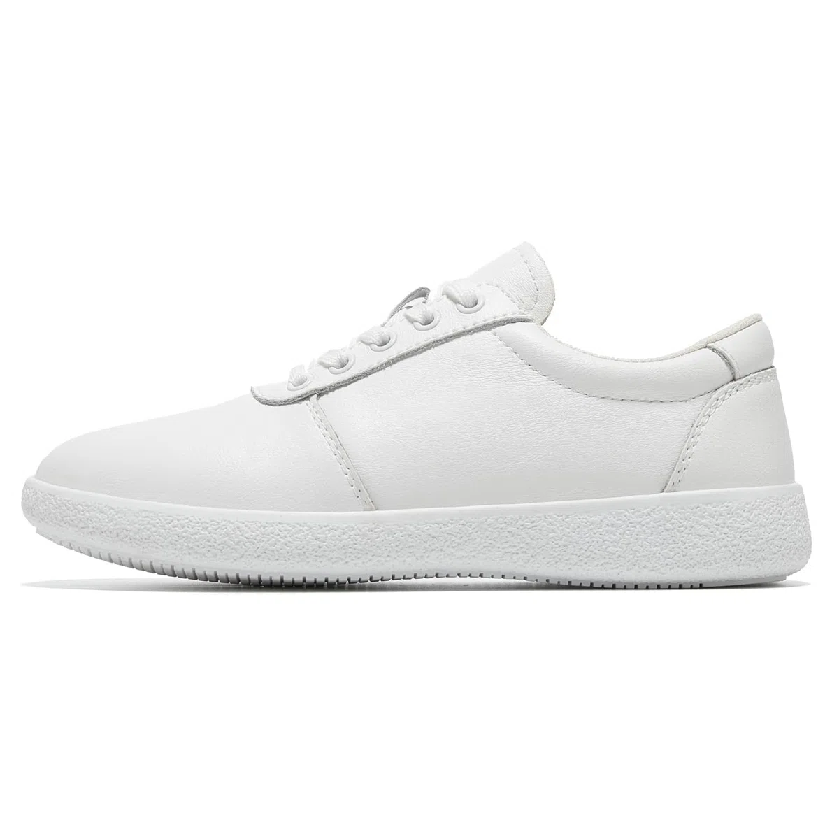 TRULAND Zapatos de trabajo antideslizantes para mujer, zapatos de cuero antideslizantes para enfermeras, chefs y profesionales de la salud, ligeros y cómodos para restaurante y servicio de alimentos