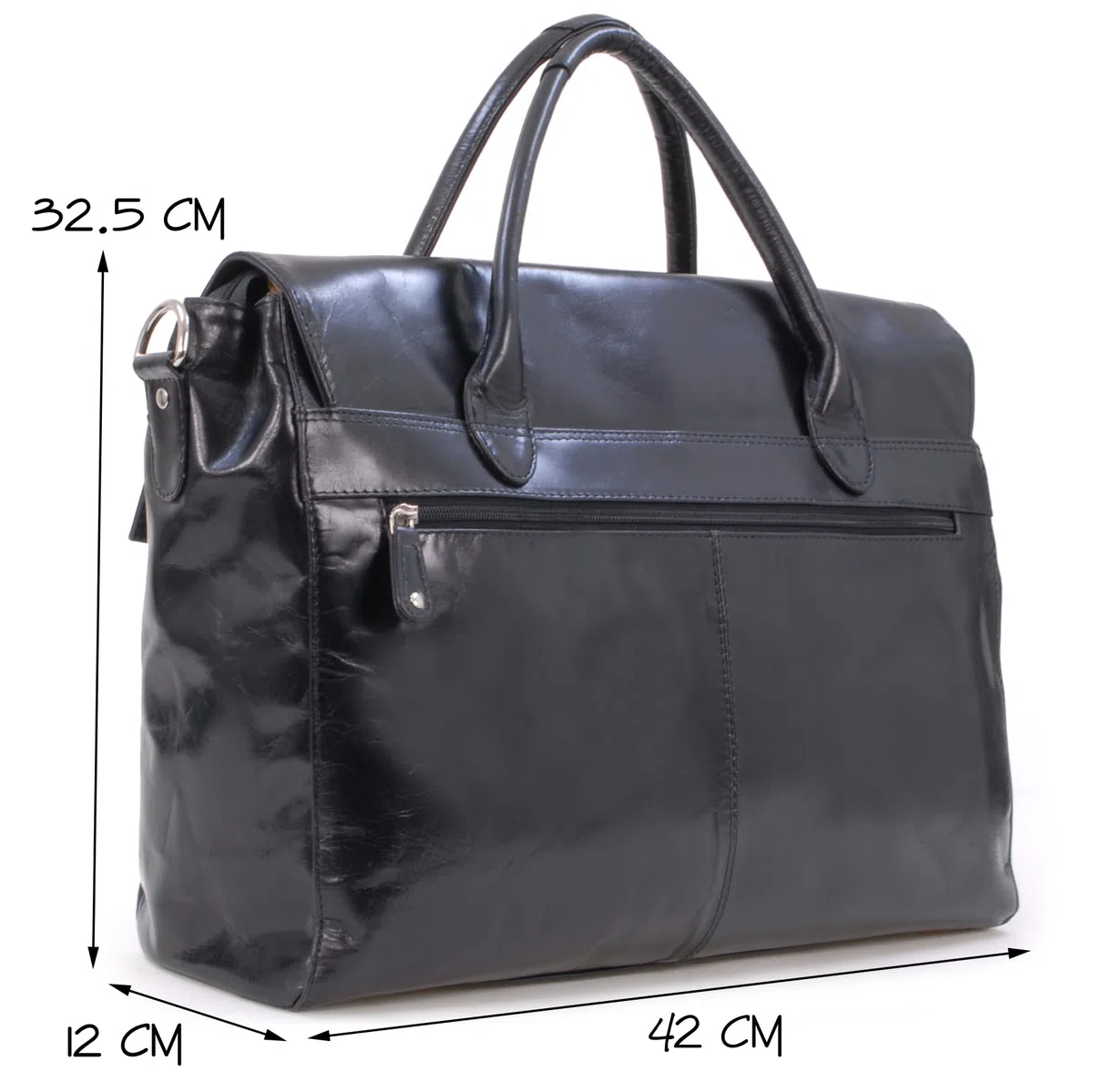 Catwalk Collection Handbags - Bolso Ordenador Portatil Mujer Piel - Bolso Bandolera Grande de Trabajo - Maletín con Funda Acolchada - Helena