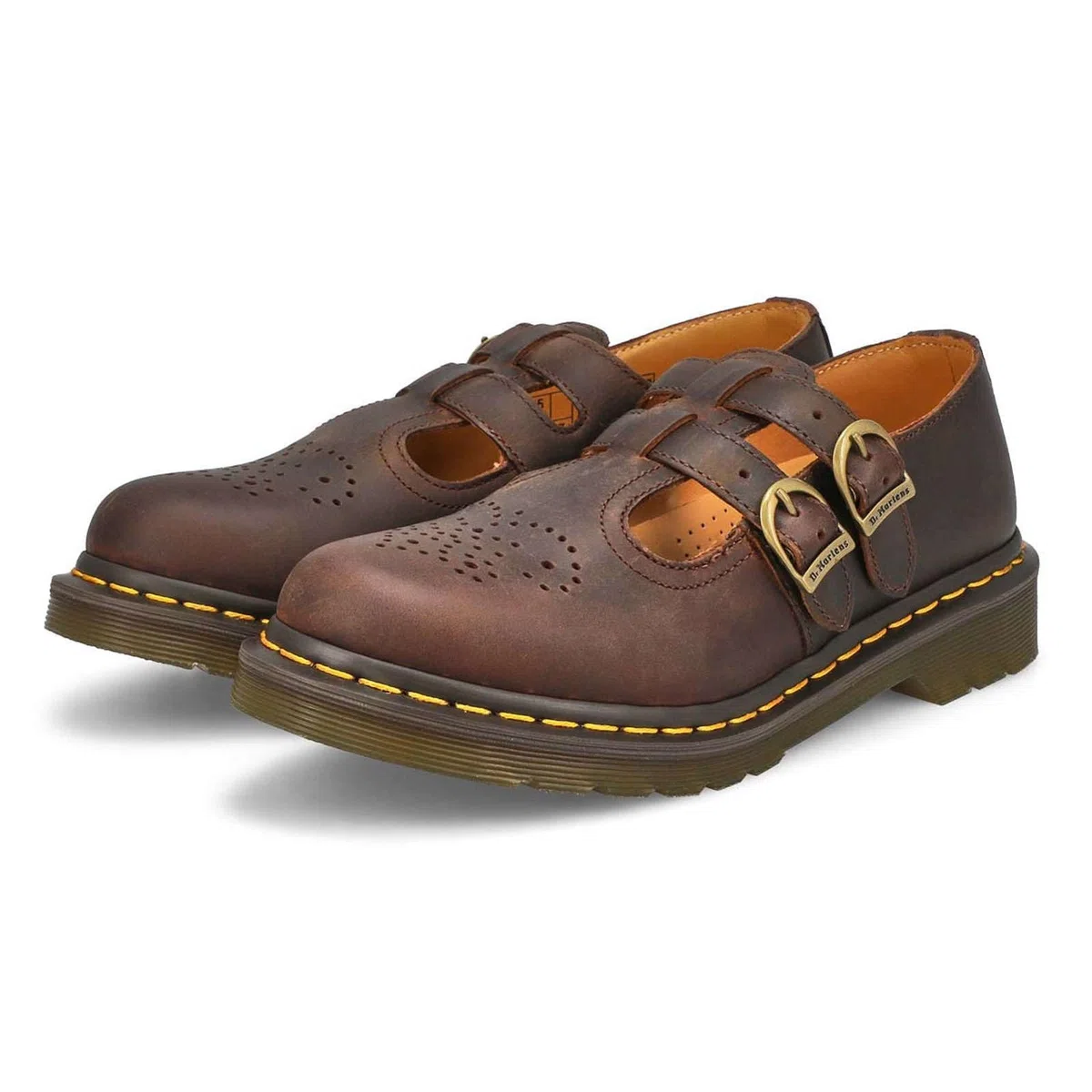 Dr. Martens 8065 Mary Jane Shoe Oxford Mujer Dark Brown Crazy Horse 40 EU