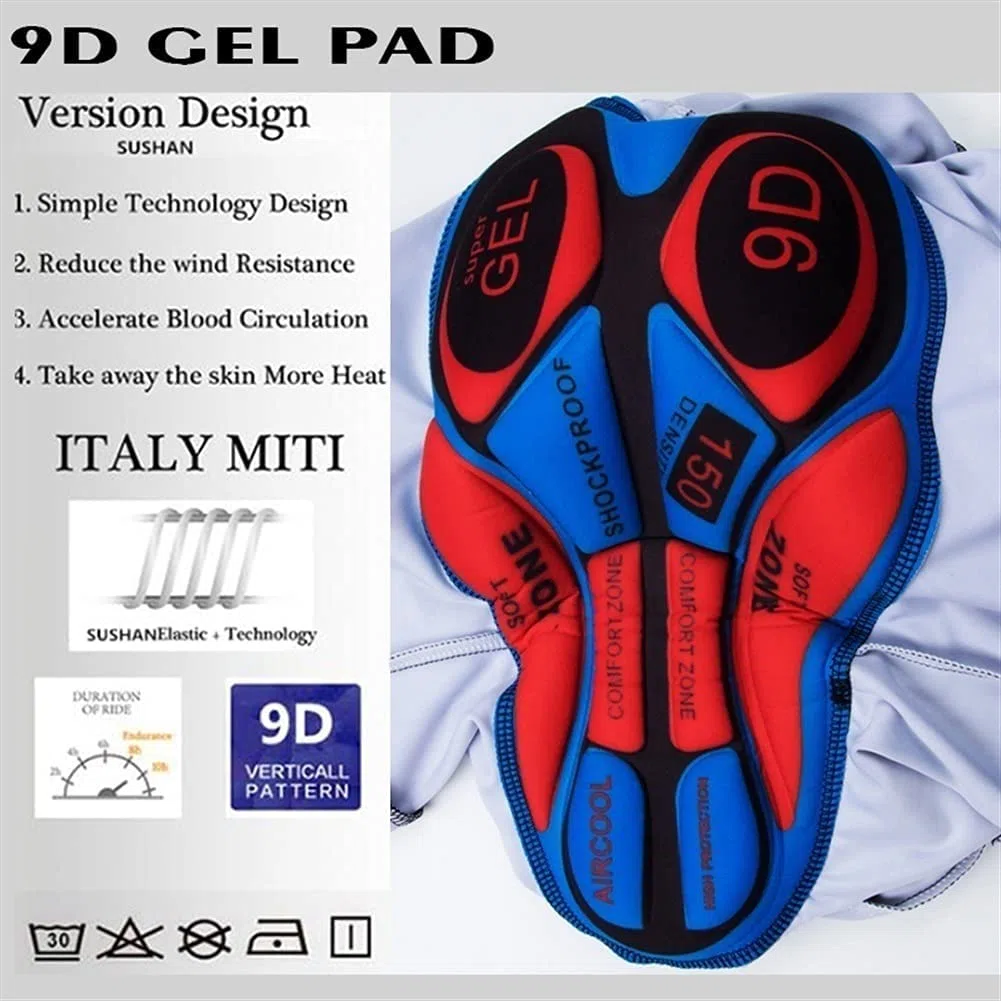 CYTSH Conjuntos de Maillot de Ciclismo para Mujer Pantalón Largo de Manga Larga Traje de triatlón de una Pieza Maillot de Ciclismo Mono con Bolsillos (Color : 3, Size : XX-Large)