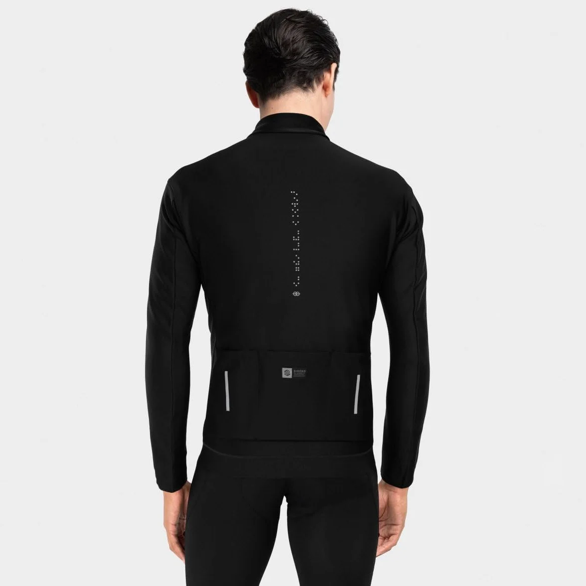 SIROKO Chaqueta Ciclismo Softshell J3 Hombre Aislamiento Térmico con tejido Micropolar triple capa