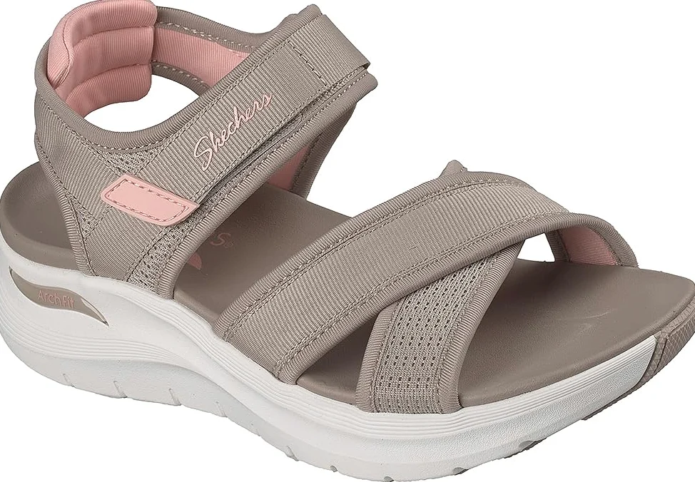 Skechers ARCH FIT 2.0 SANDAL - FEELIN' BRIGHT SANDALIAS DE CUÑA Mujer
