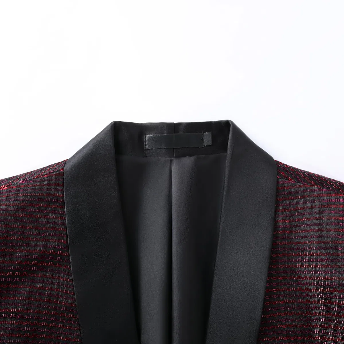 YFFUSHI Blazer Hombre Smoking Elegante Brillante con Cuello de Pico Esmoquin Slim Fit para Cenas Bodas y Galas