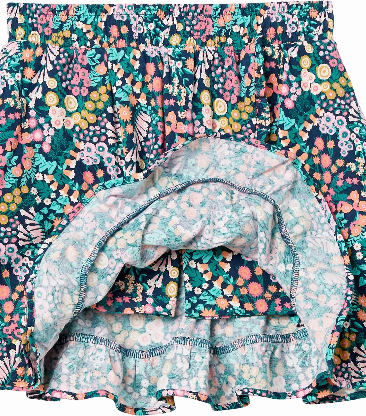 Amazon Essentials Niñas Falda Pantalón de Punto con Cintura Elástica y Pantalones Cortos Transpirables Integrados