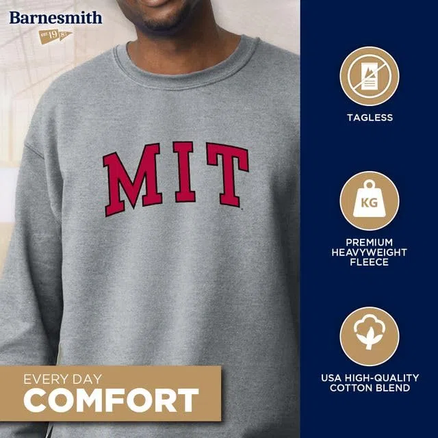 Instituto de Tecnología de Massachusetts (mit) producto oficial de arco Logo sudadera, Gris