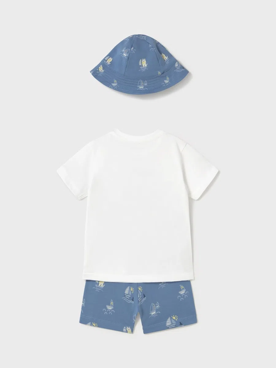 Mayoral Conjunto Punto Print con Bucket para bebé niño