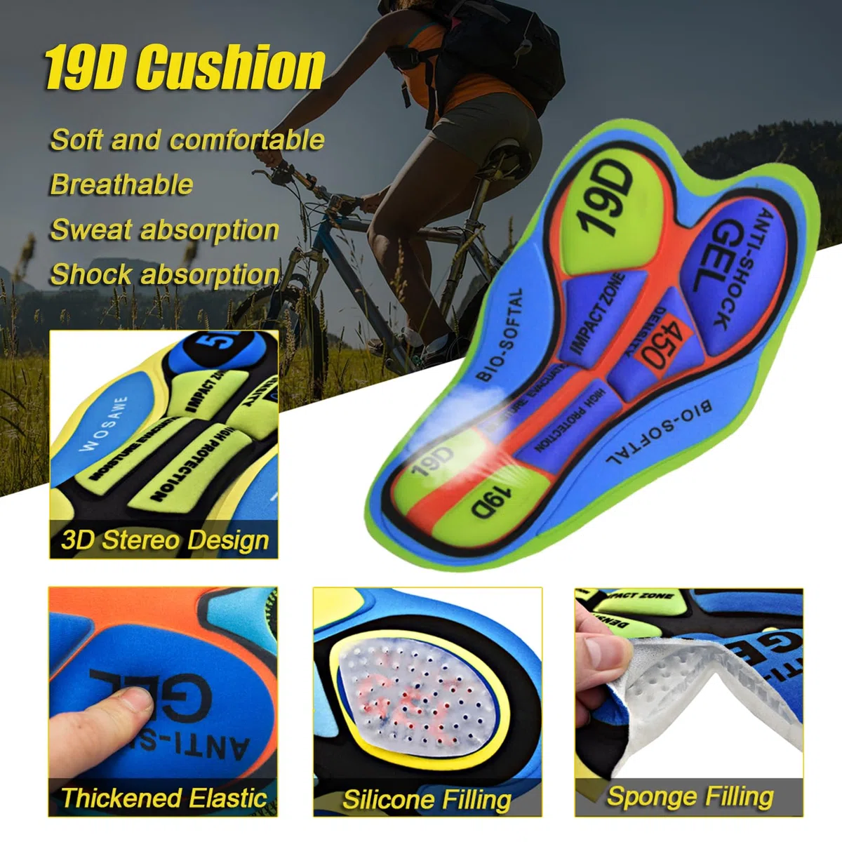 Conjunto Ropa Ciclismo Mujer Traje Ciclista Manga Larga,Maillot Bici MTB Chaquetas y Pantalones Tirantes con 19D Gel Acolchado,Completa Bicicleta BTT Jerseys Primavera Otoño Secado Rápido Transpirable