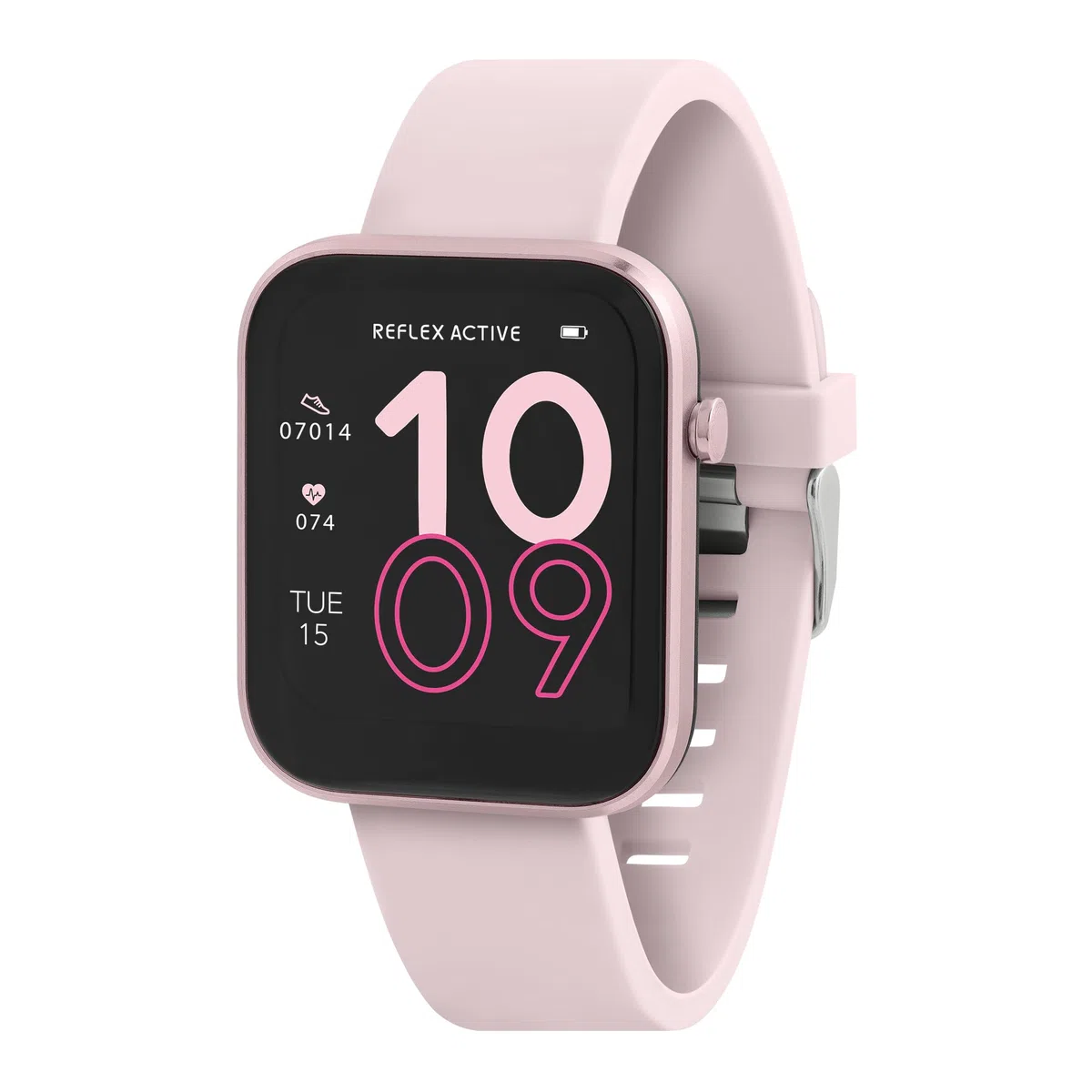 Reflex Active Reloj Inteligente de Seguimiento de Fitness con Correa Rosa pálido para Mujer, Serie 12, Rosa pálido, Moderno