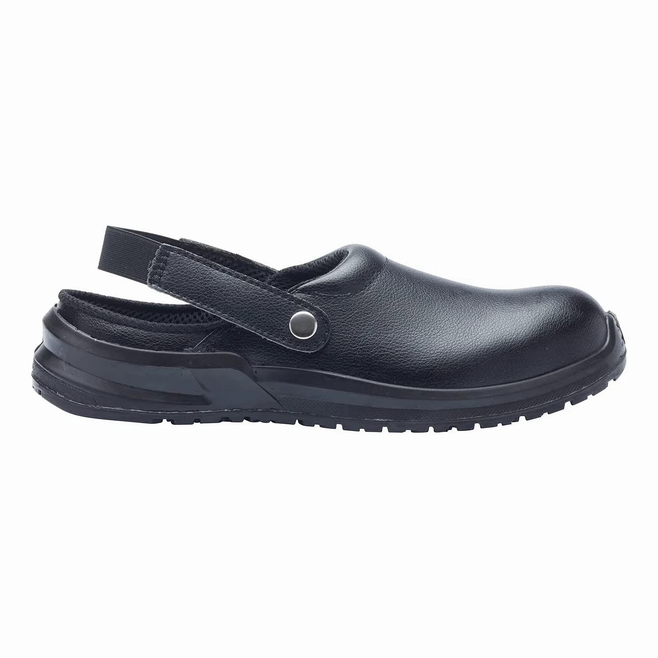 Blackrock Black Hygiene Safety Clog with Steel Toe Cap