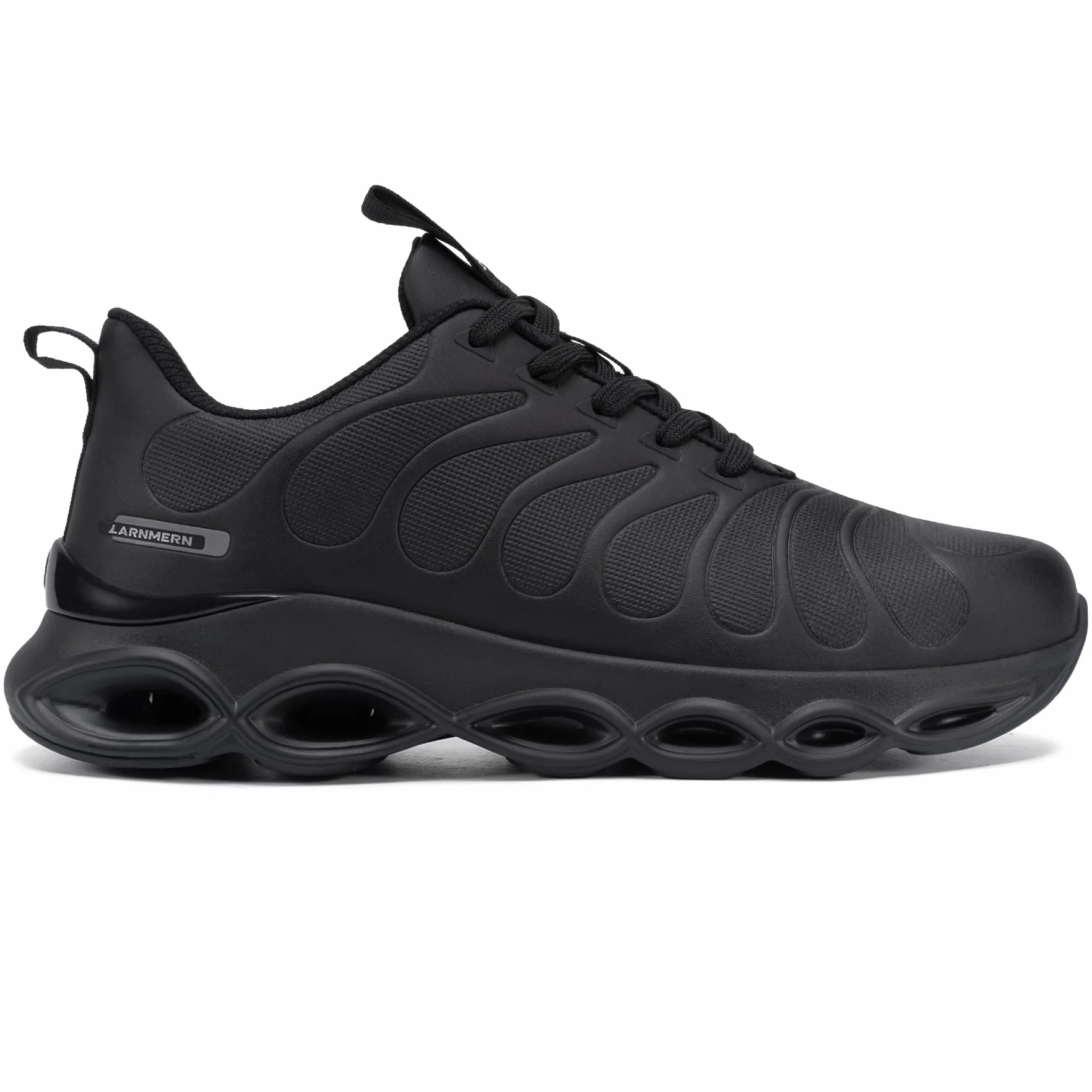 LARNMERN Zapatos de Seguridad para Hombre Amortiguación Cómodo Impermeable Ligeras Moda Punta de Acero Anti-Impacto Zapatillas de Seguridad