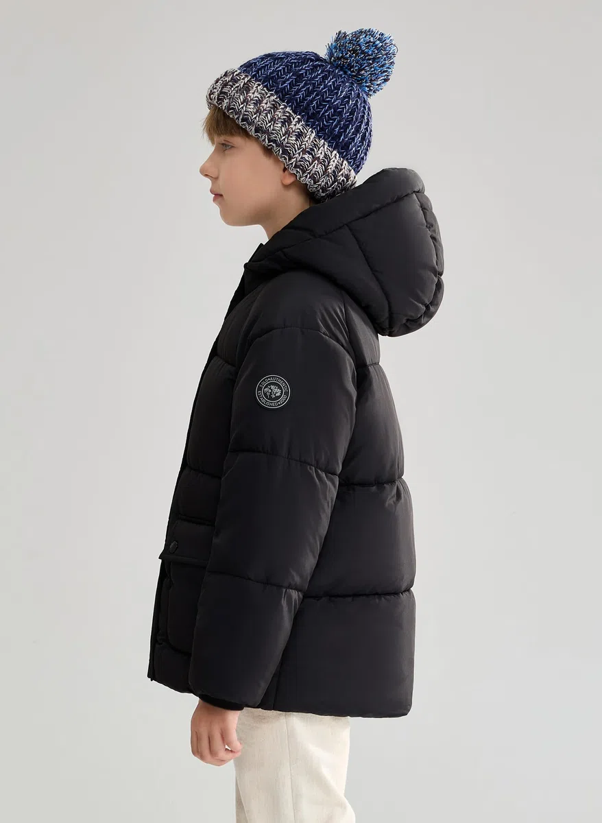 SOLOCOTE Abrigo de Invierno para Niños Repelente al Agua Cortavientos Acolchado Pesado Chaqueta Parka para Niños Niñas