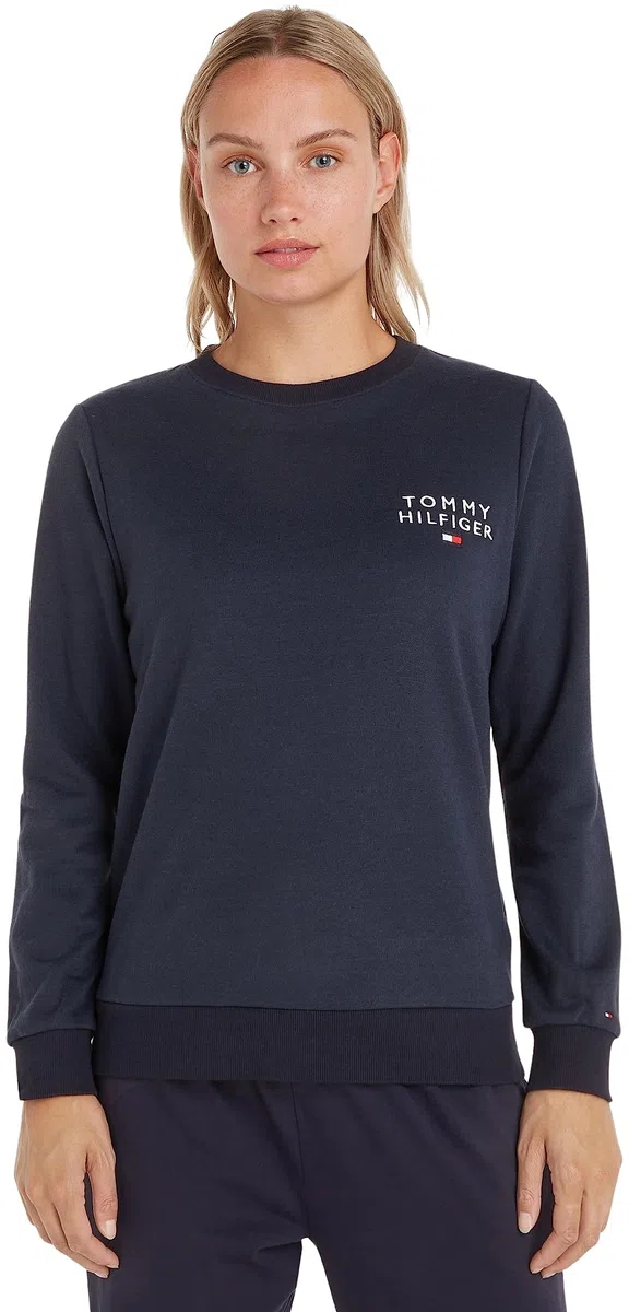 Tommy Hilfiger Sudadera Mujer Track Top con cuello vuelto