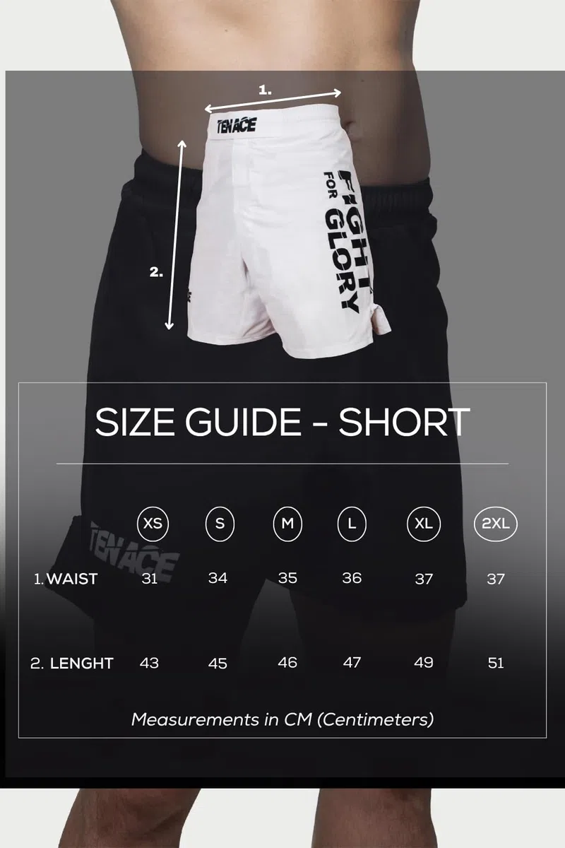 Tenace MMA Pantalón Corto - Short Entrenamiento Grappling, BJJ, Boxeo, Artes Marciales