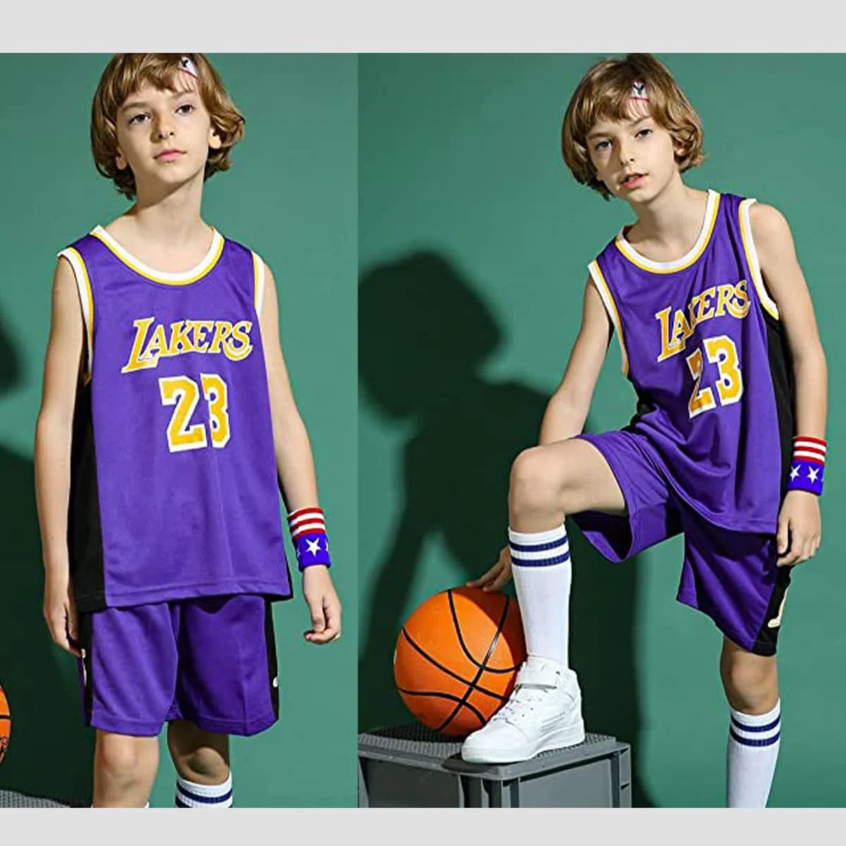 Camiset Baloncesto Niños Conjunto 2 Piezas Baloncesto Niño Camiseta Tirantes y Pantalones Cortos de Baloncesto Conjunto Camisetas y Pantalones de Baloncesto para Niños