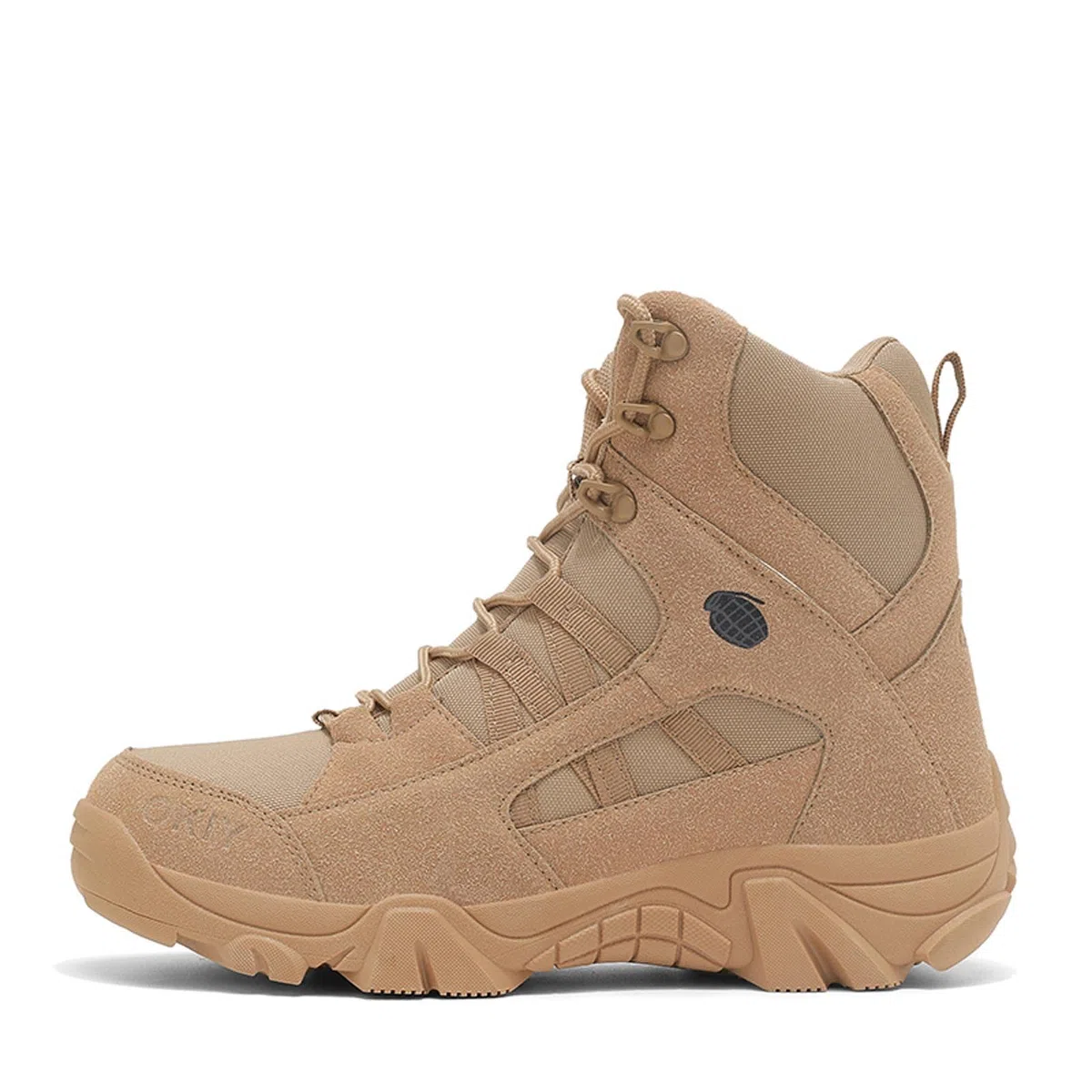 Botas de combate tácticas para hombre militares senderismo caza entrenamiento
