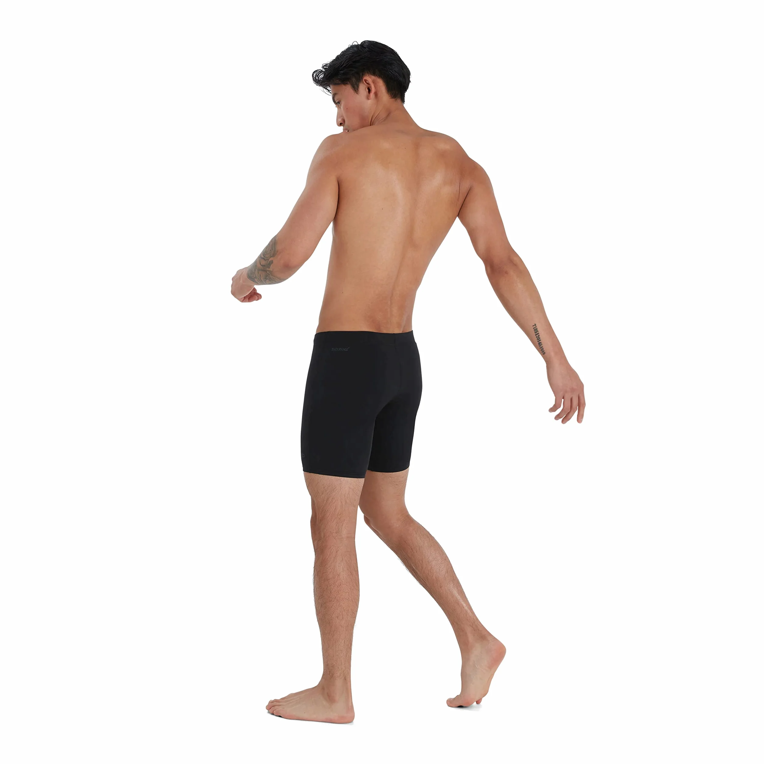 Speedo Eco Endurance+ V Cut Mid Jammers de natación Hombre, Negro, XXL