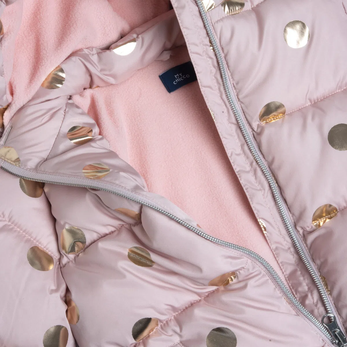 Chicco, Abrigo Niña con Capucha y Práctica Cremallera, con Diseños Modernos y a la Moda, Lavable en Lavadora, Ropa Niña y Chica, Diseñado en Italia