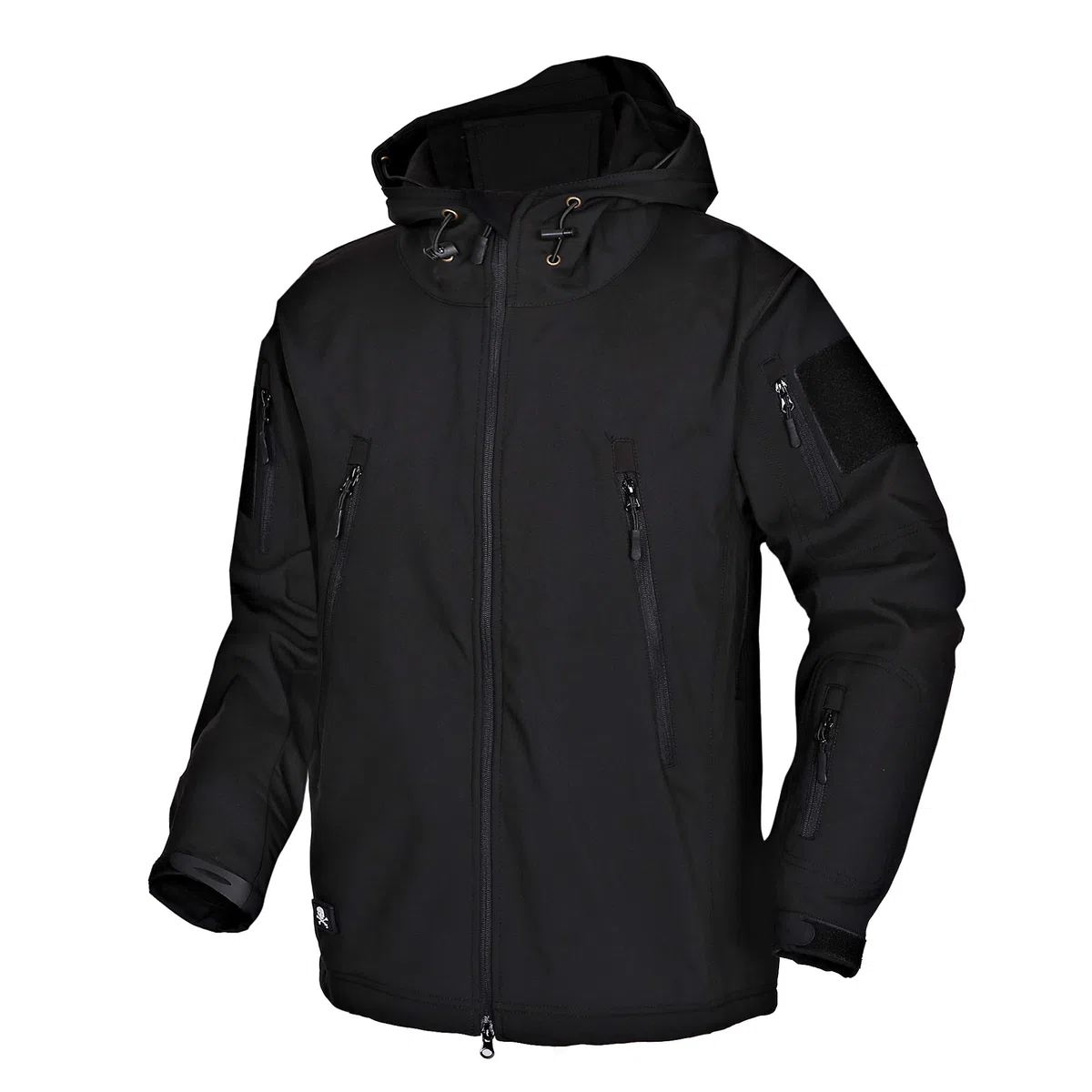 Chaqueta, para Hombre, Softshell, Militar, Táctica, Impermeable, de Invierno, Polar, con Capucha, Abrigo, con Bolsillos, Multifunción