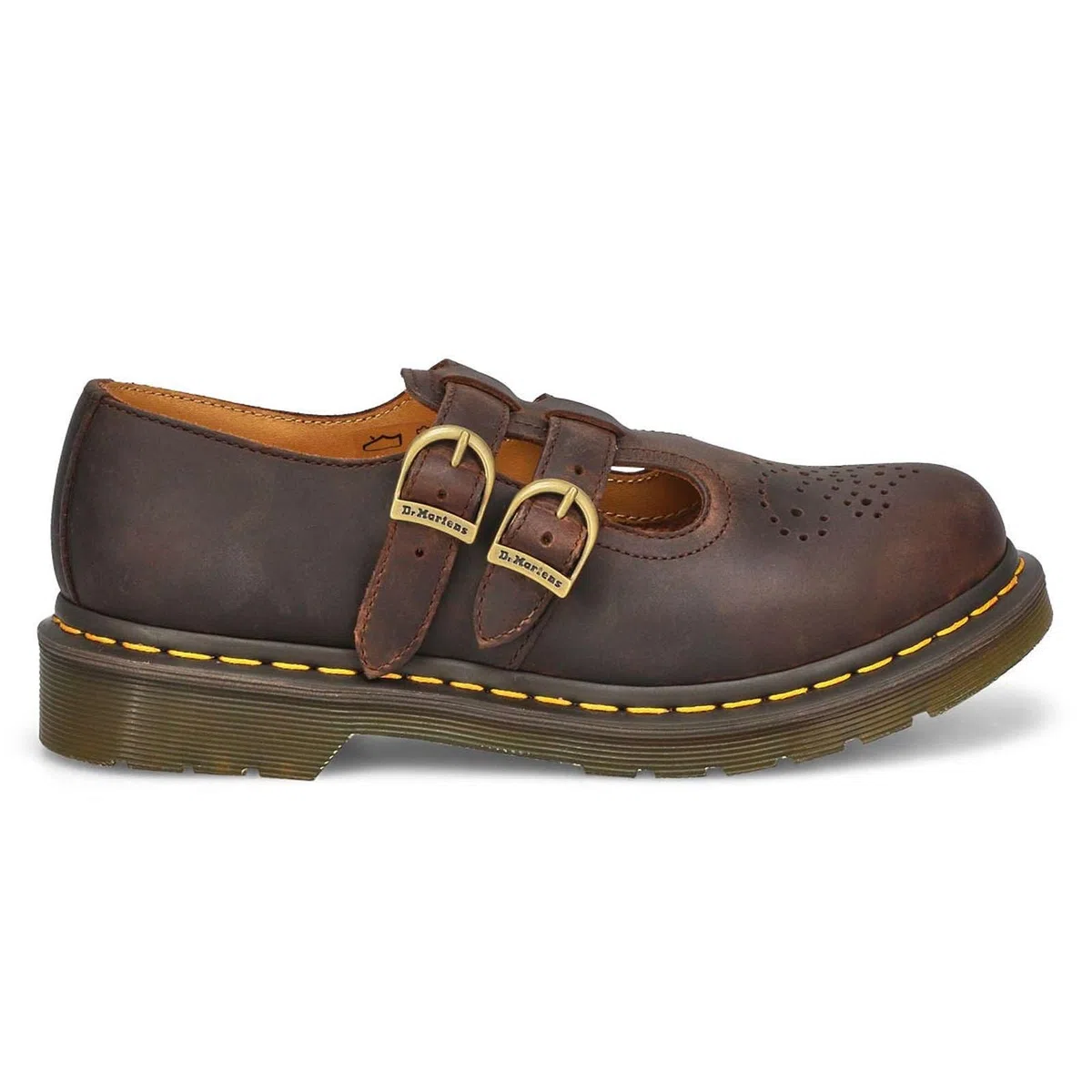 Dr. Martens 8065 Mary Jane Shoe Oxford Mujer Dark Brown Crazy Horse 40 EU