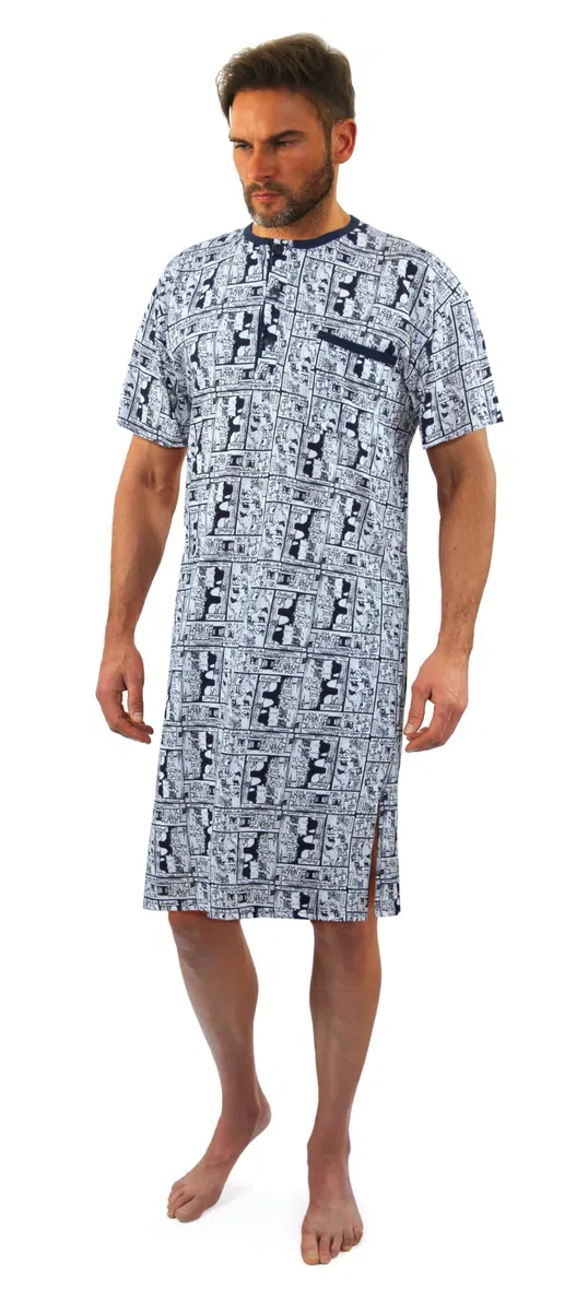 sesto senso Camisón de manga corta para hombre