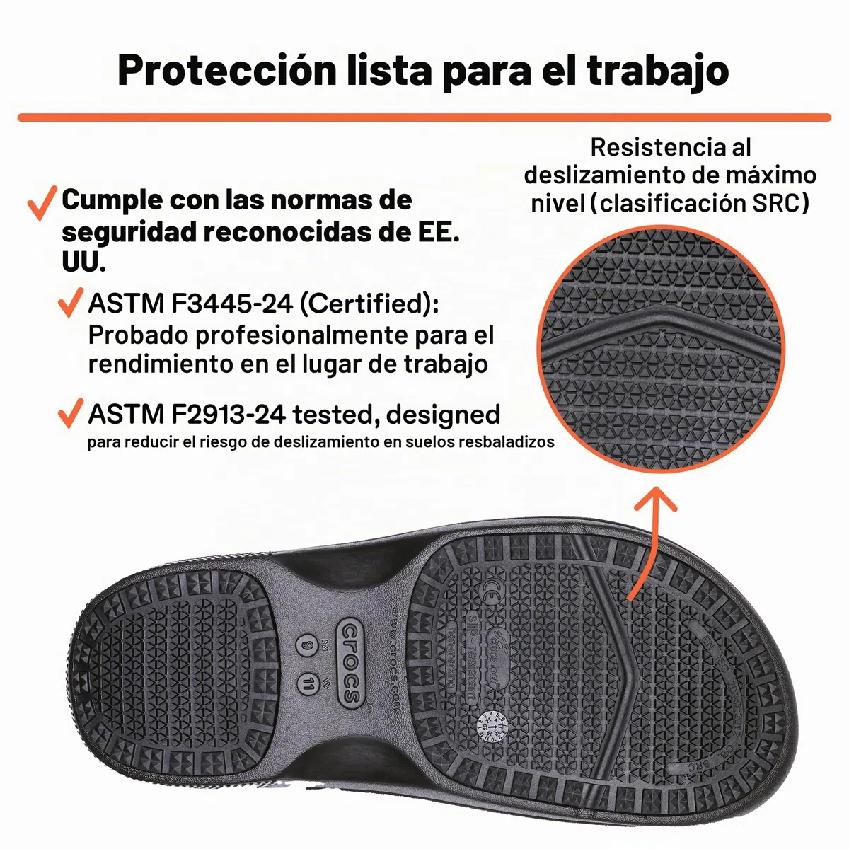 Crocs Unisex-Adult On The Clock Work Slip On