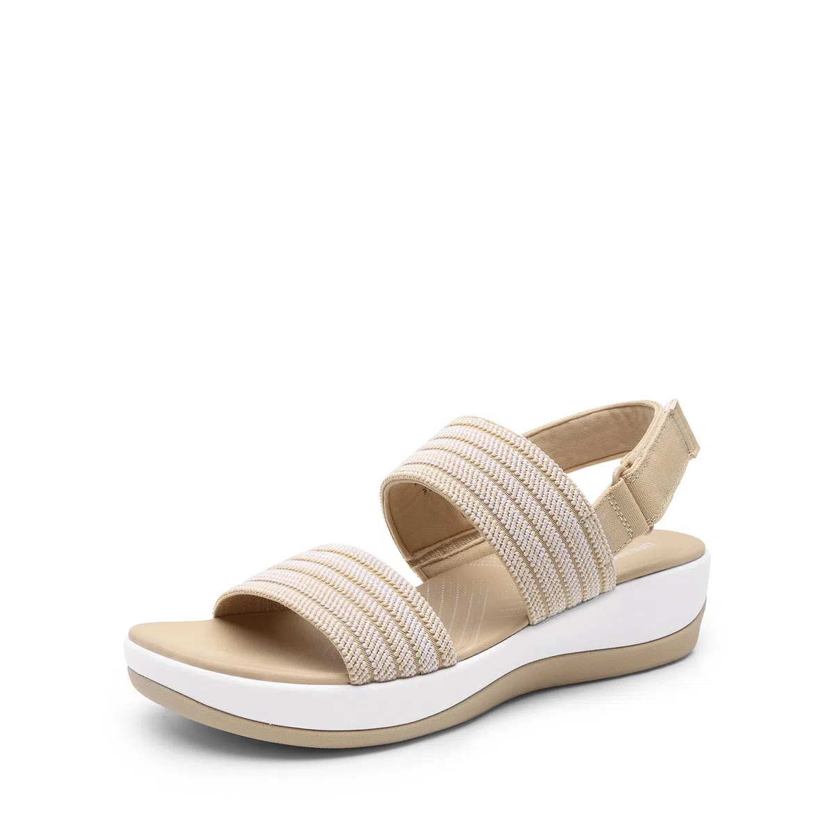 DREAM PAIRS Sandalias Deportivas Planos Mujer Zapatos de Tacón Cuña con Suela Ligera EVA