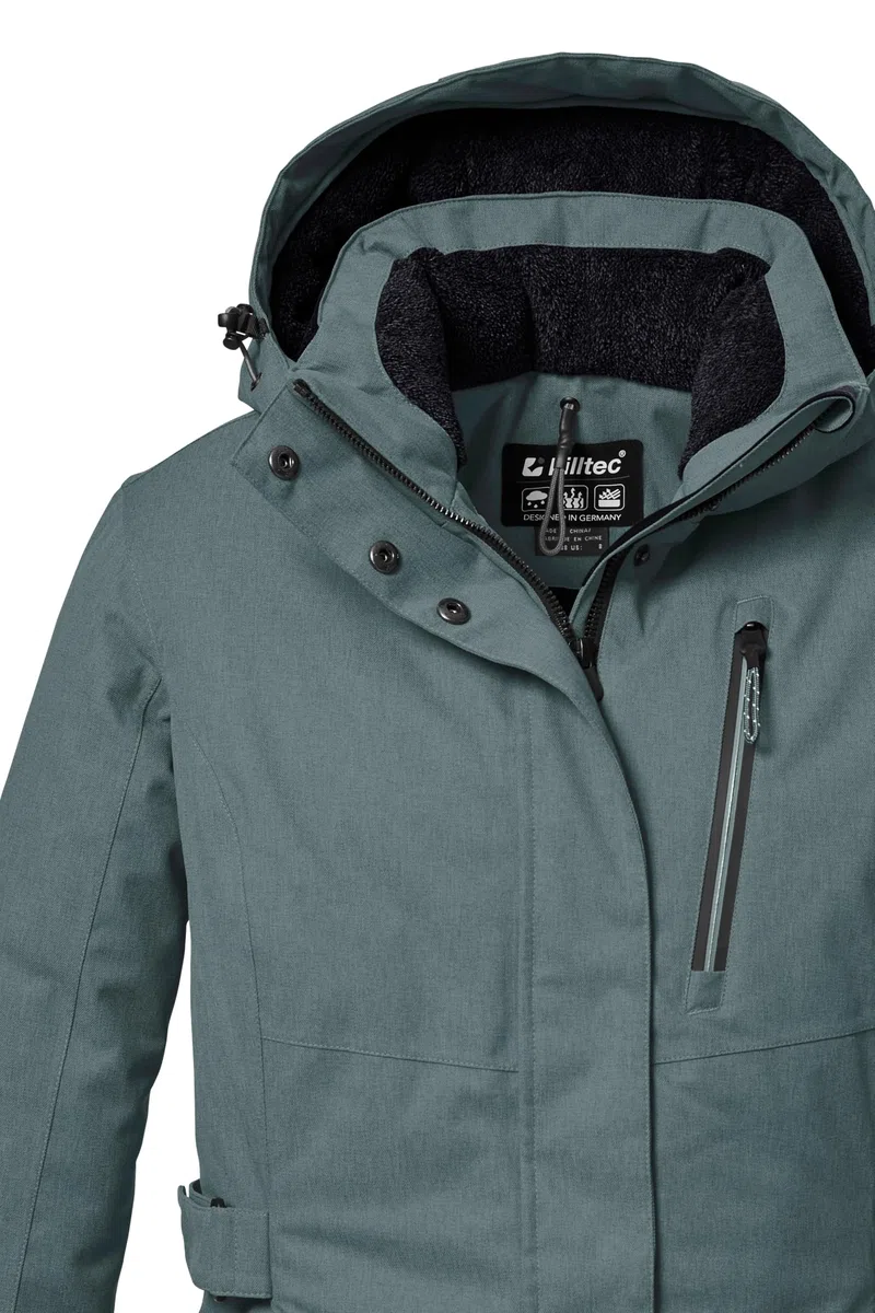 Killtec Kow 303 Wmn Prk Parka/parka funcional con capucha con cremallera Mujer