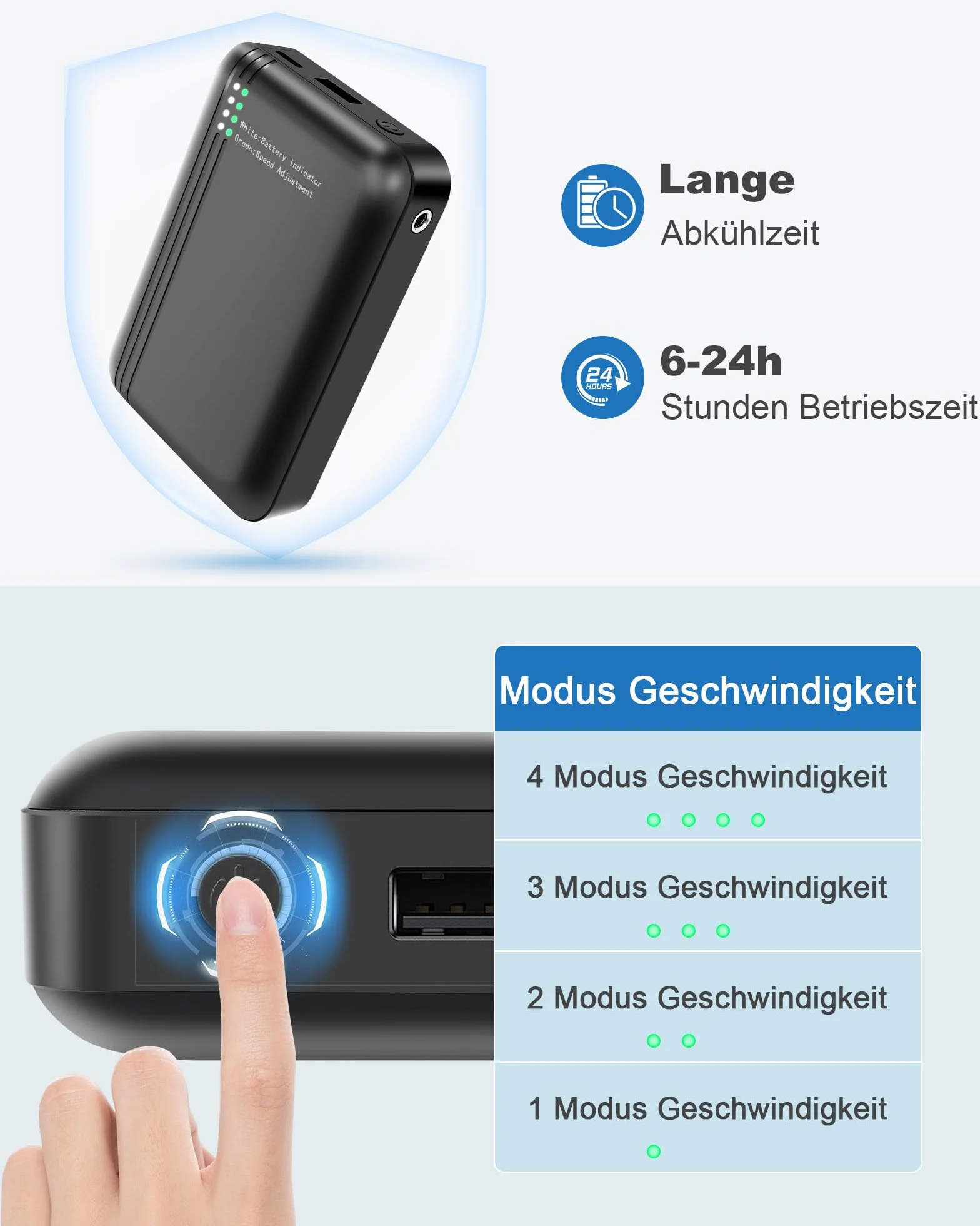 FERNIDA Chaleco refrigerante con batería de 10000 mAh de 7,4 V, chaleco de refrigeración eléctrico con 4 ventiladores para verano, clima caliente, ropa de refrigeración transpirable para hombres y