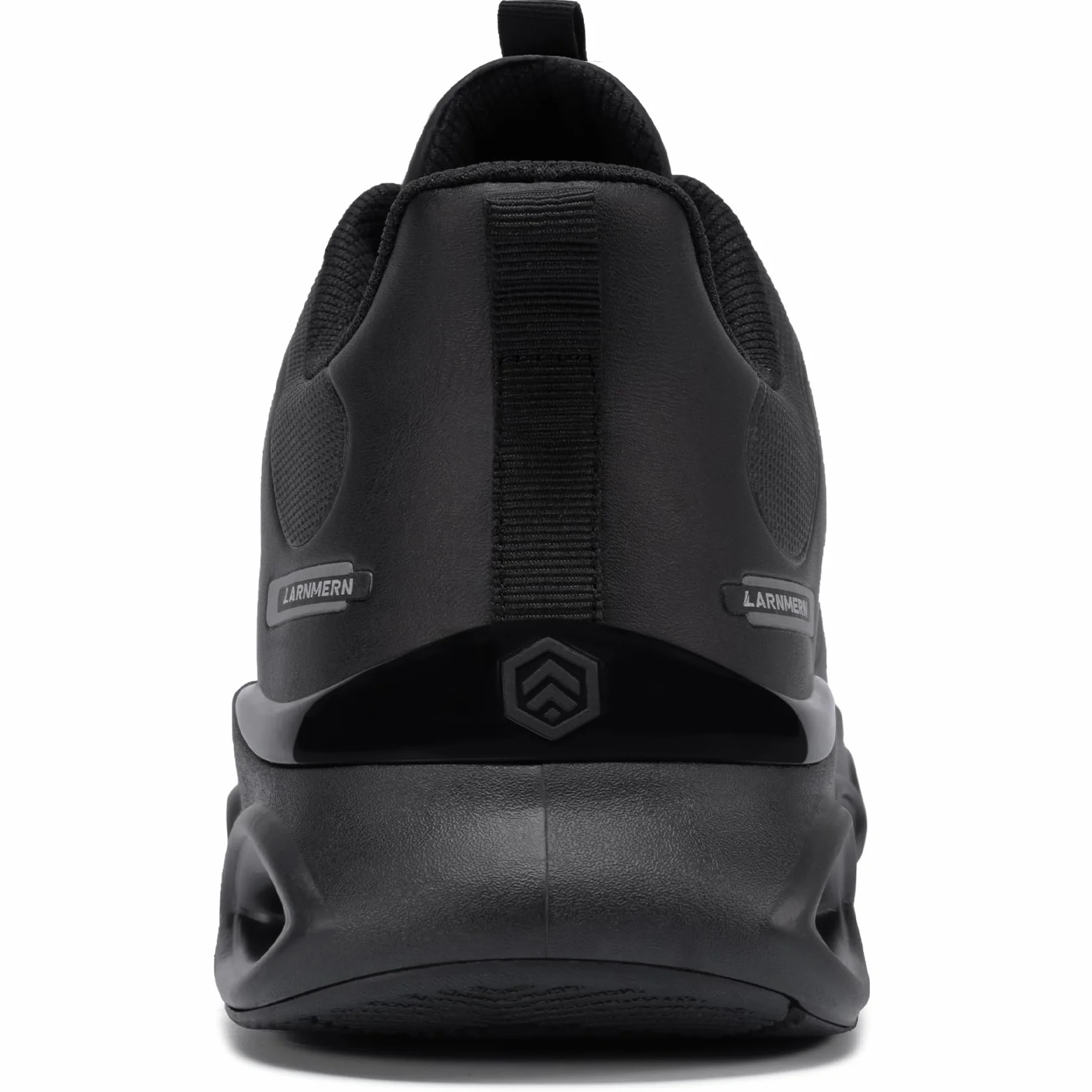 LARNMERN Zapatos de Seguridad para Hombre Amortiguación Cómodo Impermeable Ligeras Moda Punta de Acero Anti-Impacto Zapatillas de Seguridad